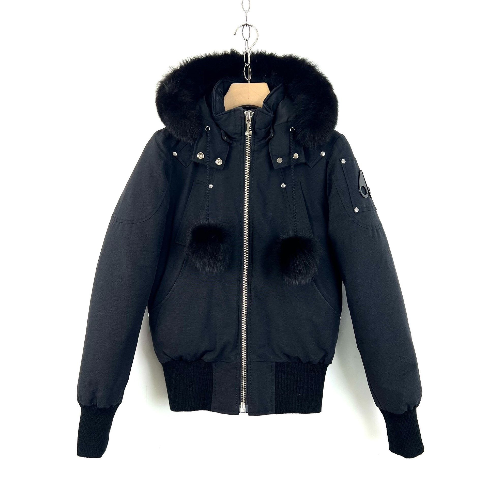 Moose Knuckles Moose Knuckles Black Pilot Down Jacket Size XS / US 0-2 / IT 36-38 - 1 Thumbnail
