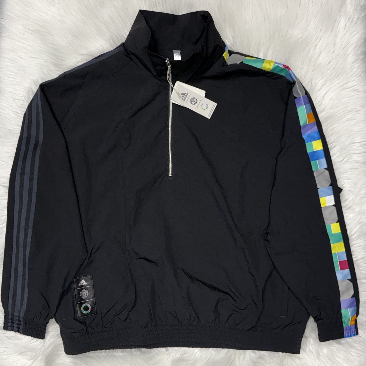 Adidas Peter SAVILLE x ADIDAS x Manchester United Half Zip Jacket Size US XL / EU 56 / 4 - 8 Thumbnail