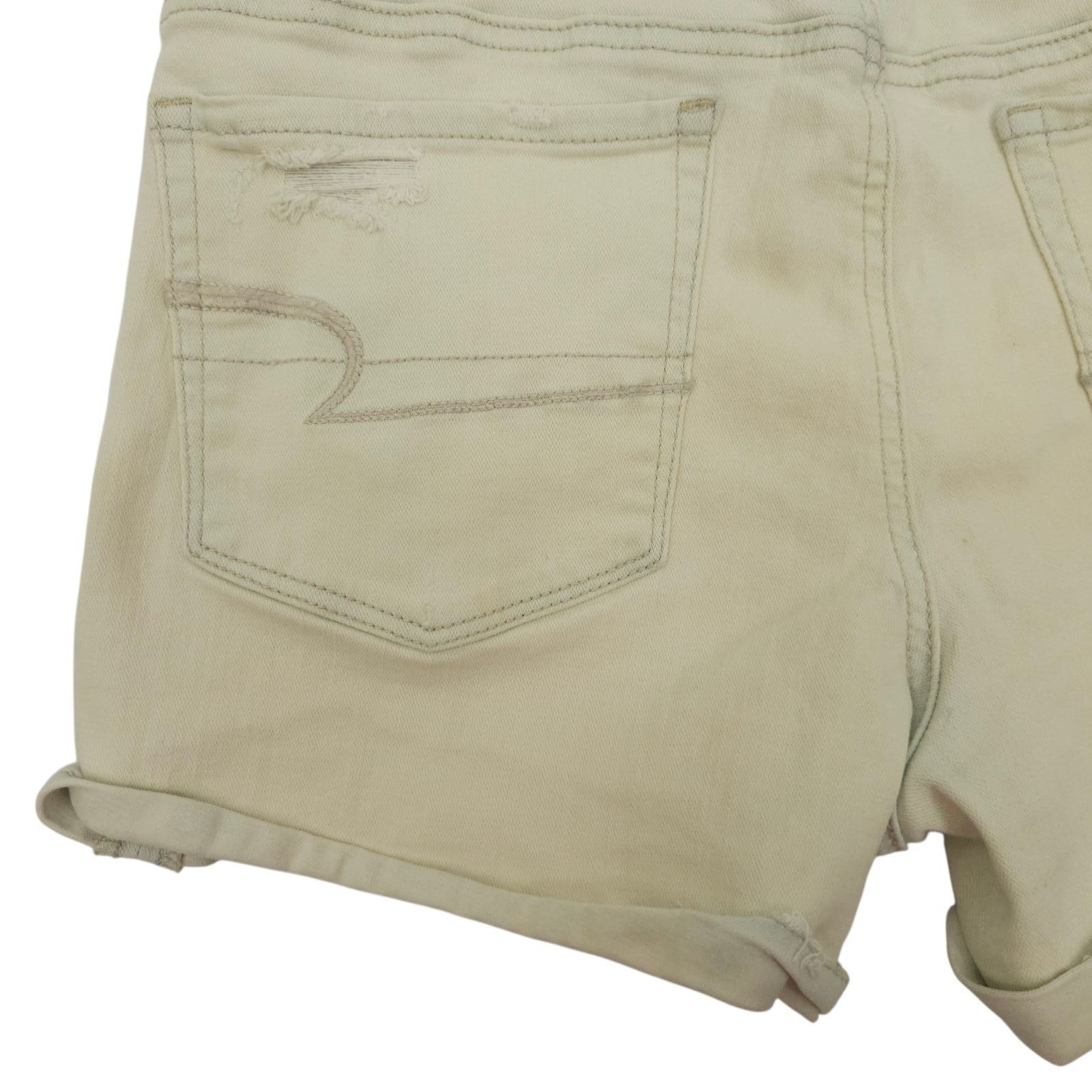 American Eagle Outfitters American Eagle Super Stretch Hi-Rise Shortie 12 Bleached Size 34" / US 12 / IT 48 - 15 Thumbnail