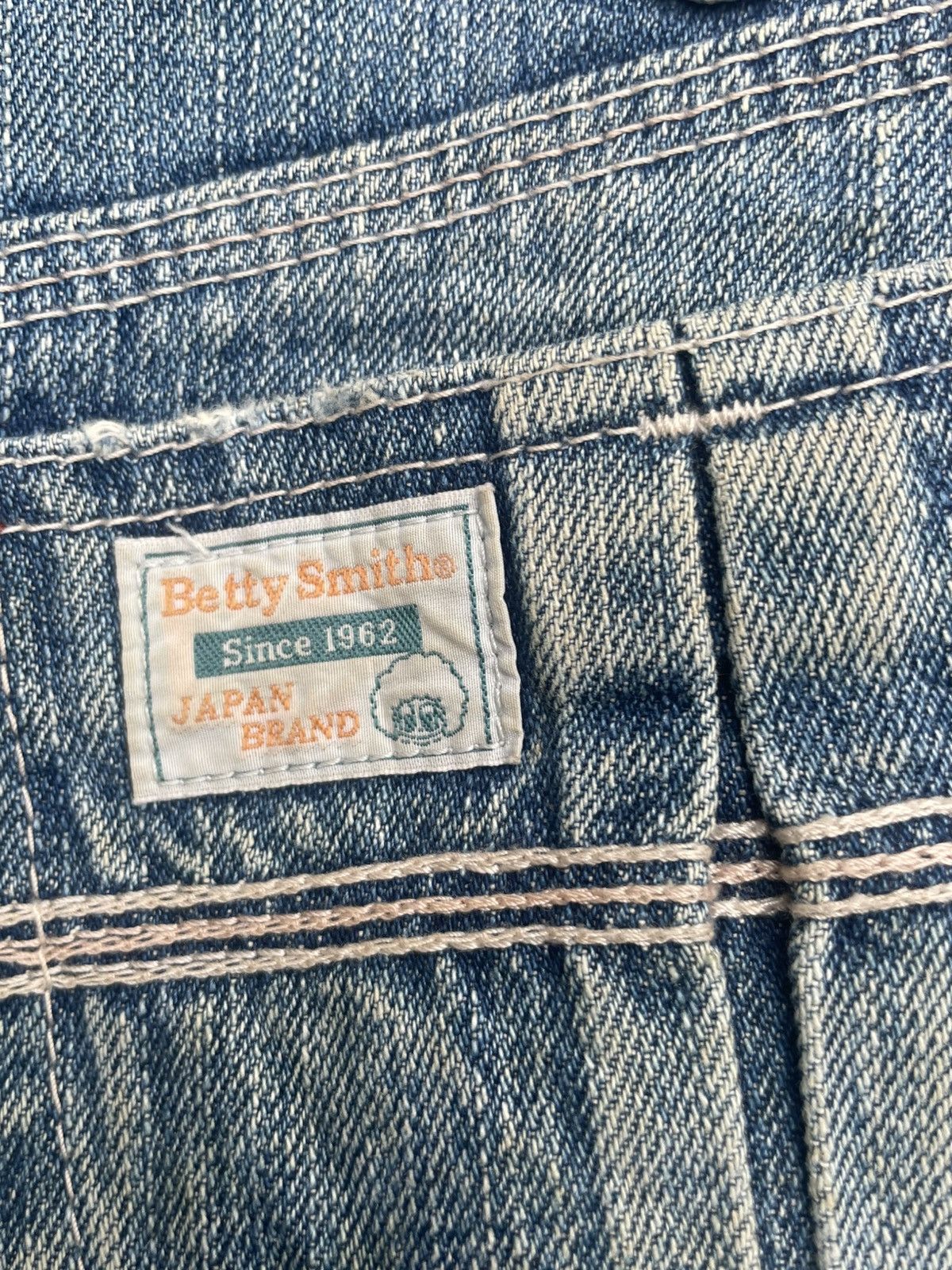 Japanese Brand Vintage Betty Smith Flare Distresed Size 29" - 14 Thumbnail