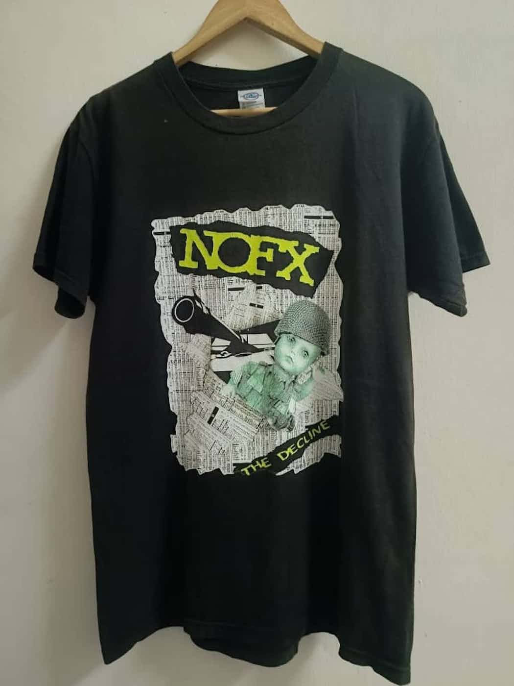 image of Band Tees x Tour Tee Vintage Band Nofx Punx Tee in Black, Men's (Size Medium)
