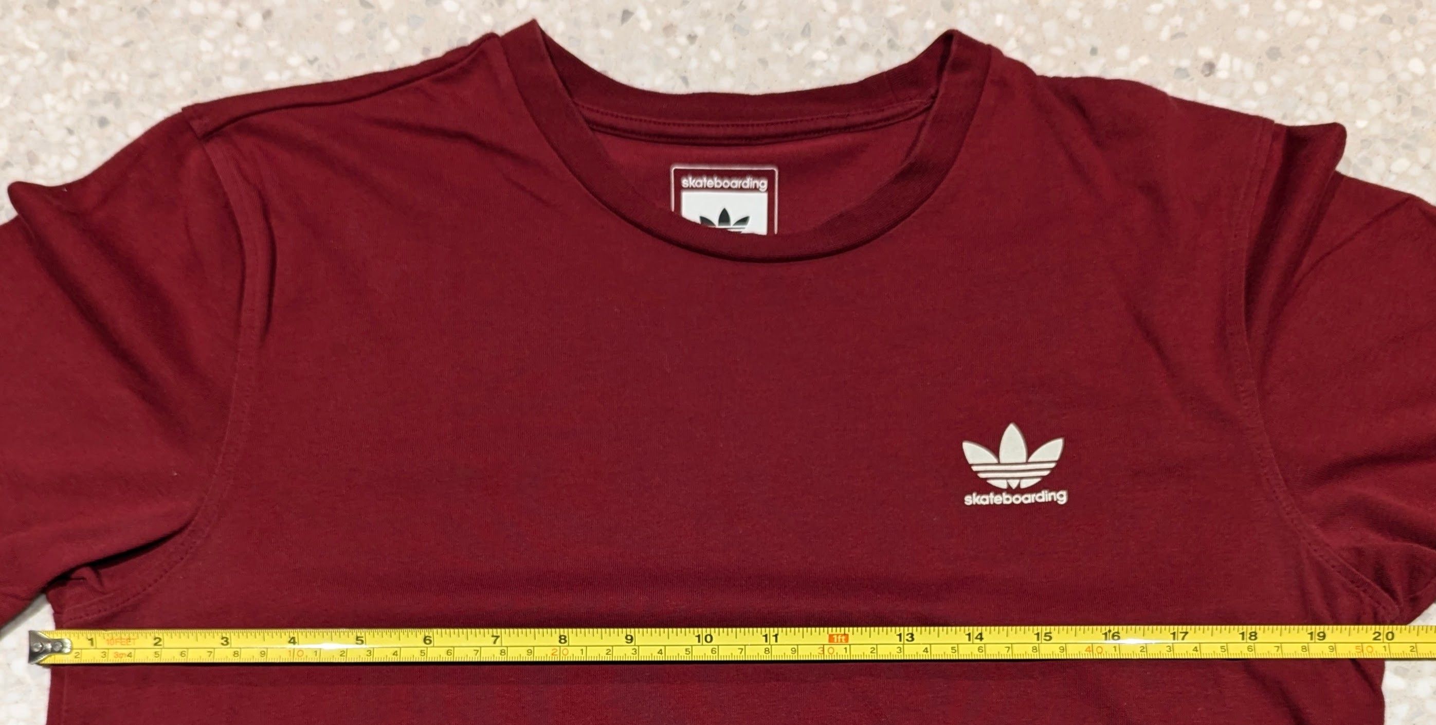 Adidas ADIDAS SKATEBOARDING RED T-SHIRT - SURF SKATE - VINTAGE Size US M / EU 48-50 / 2 - 5 Thumbnail