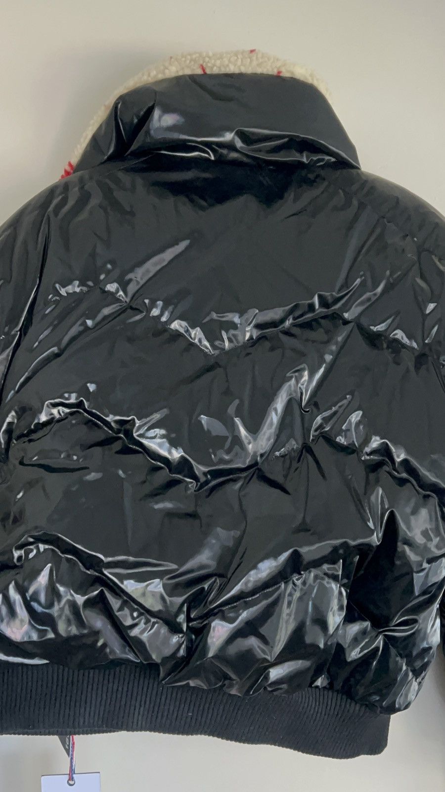 Perfect Moment Reversible Metallic Black Shearling Jacket Size L / US 10 / IT 46 - 4 Thumbnail