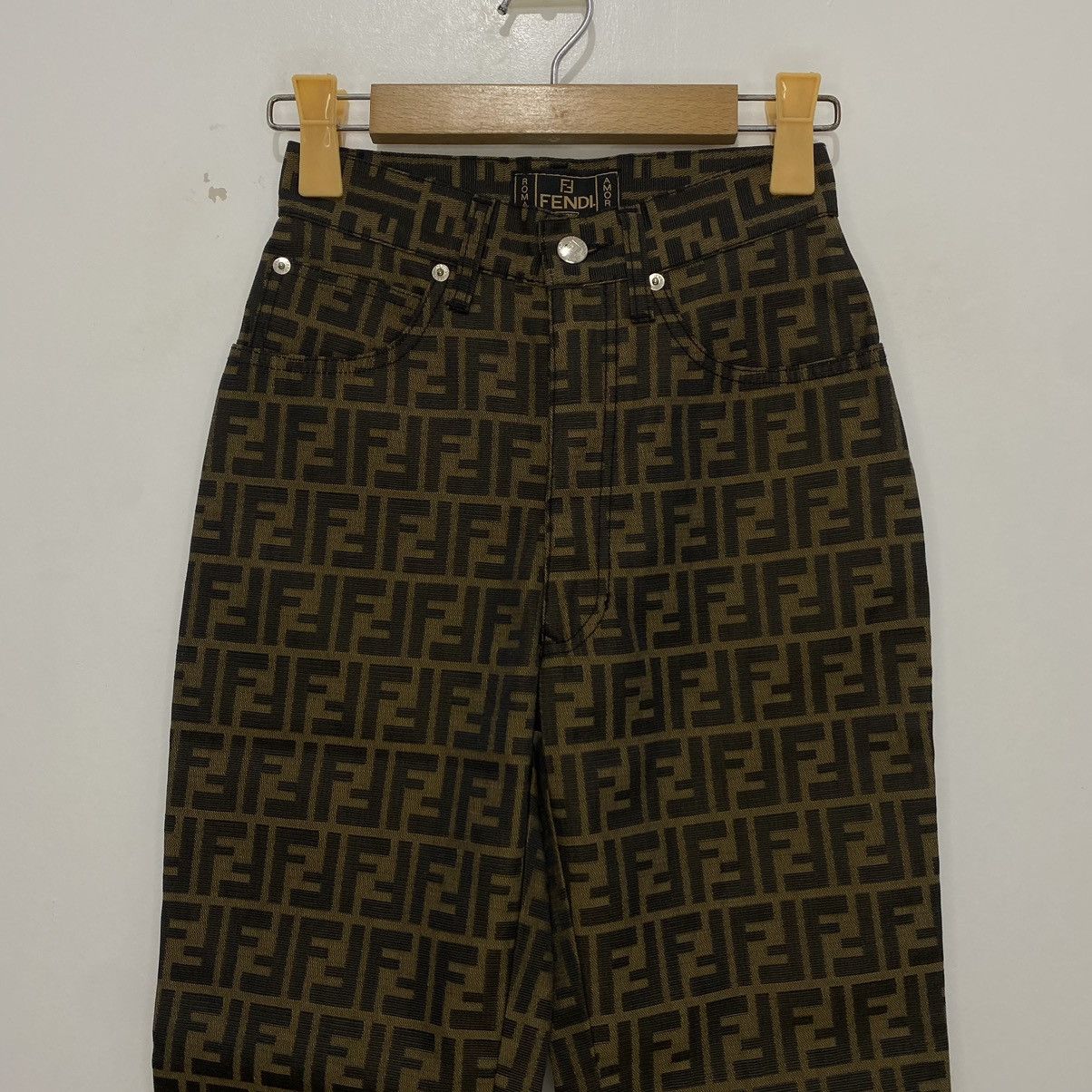 Fendi Fendi Zucca Monogram Pants Size 23" - 4 Thumbnail