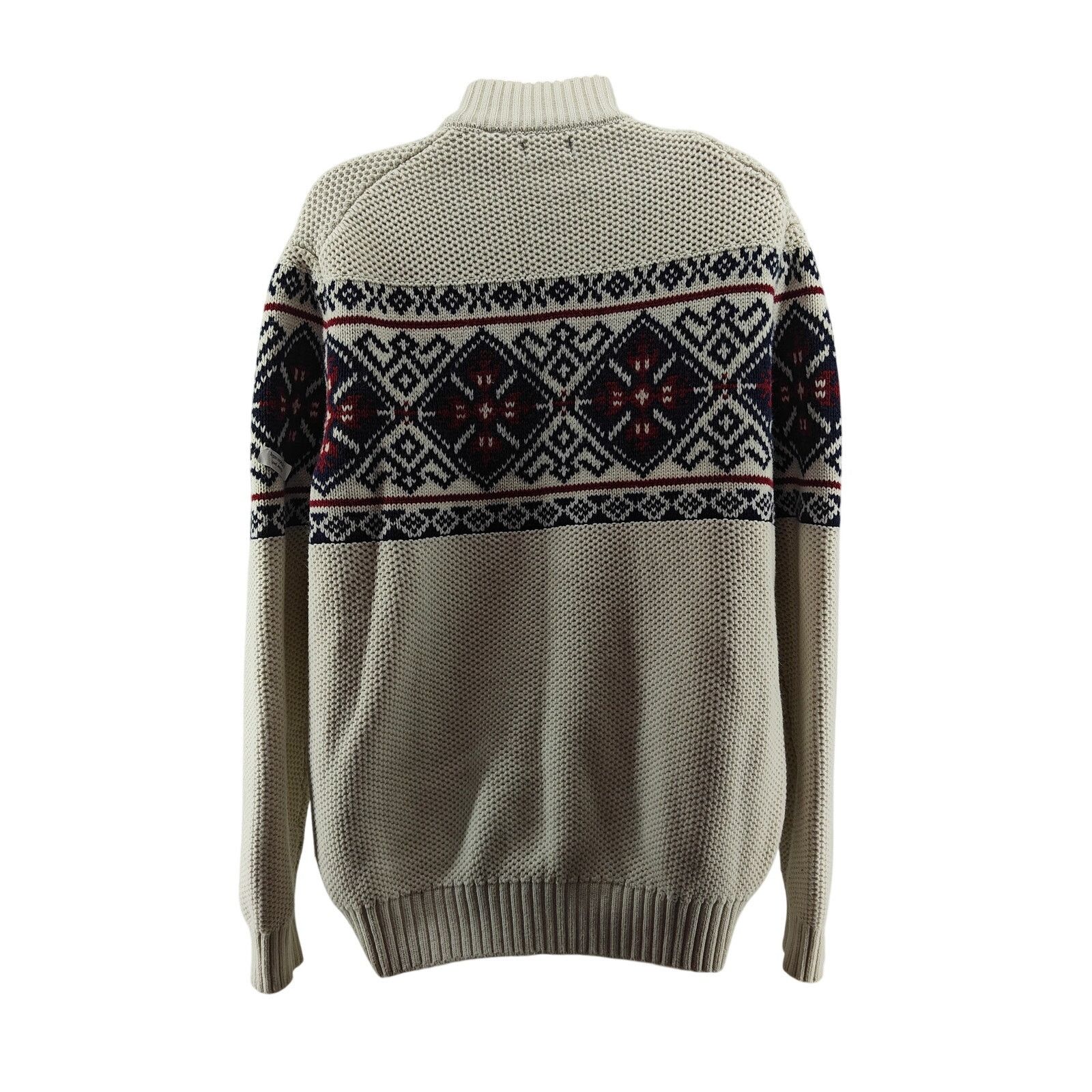 Izod Izod Mock Turtle Neck Classic Mens 1/4 Zip Sweater Size L Size US L / EU 52-54 / 3 - 3 Thumbnail