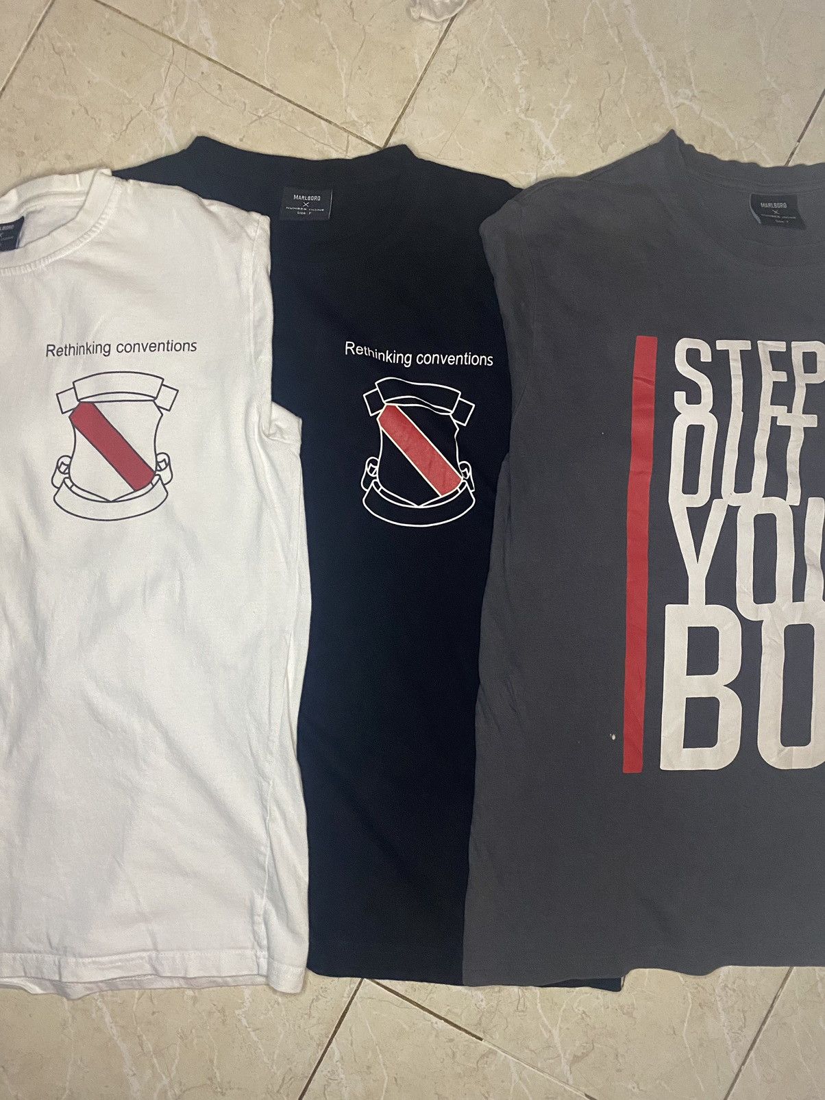 Number (N)ine Number (N)ine x Marlboro Rethinking Conventions Tee Size US M / EU 48-50 / 2 - 6 Thumbnail