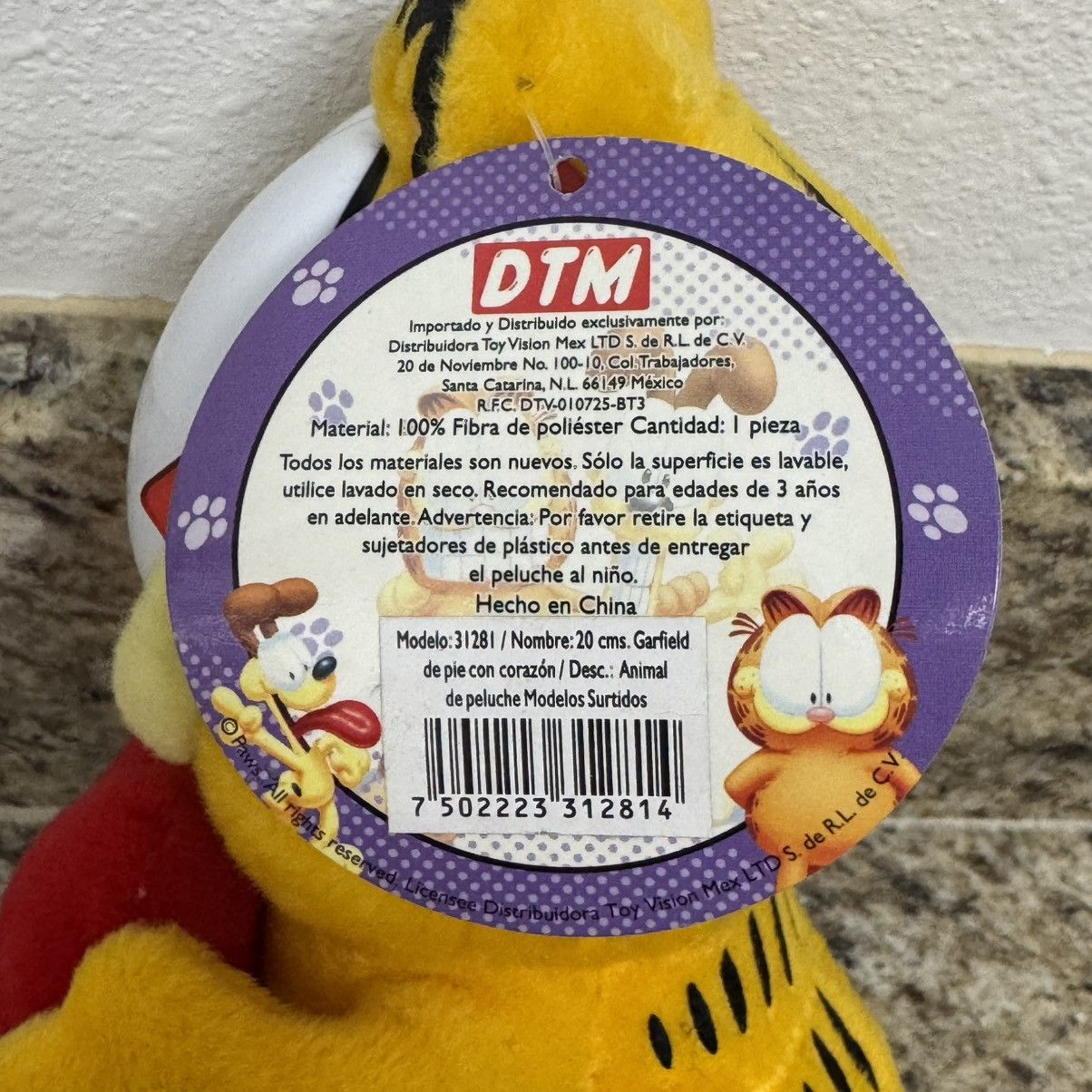 Vintage Vintage Garfield “Te Quiero” 10" Spanish Valentine Day Plush Size ONE SIZE - 4 Thumbnail