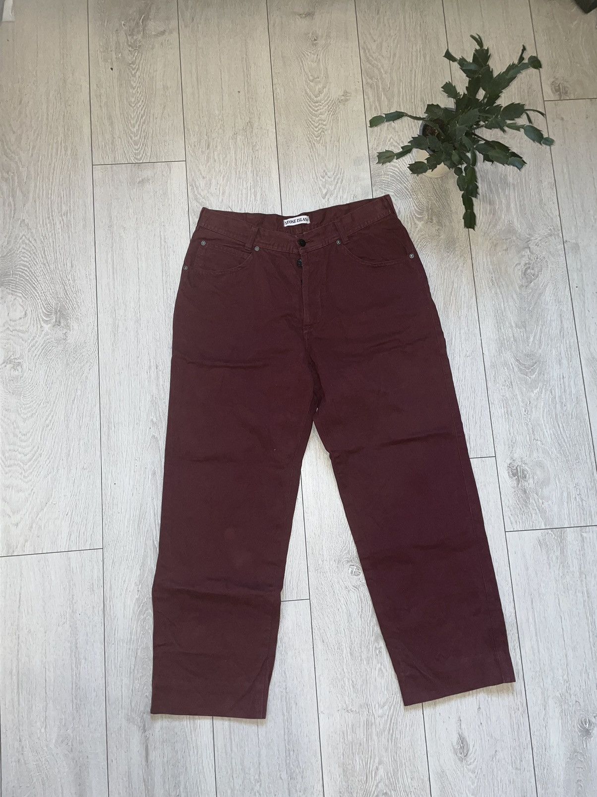 Massimo Osti × Stone Island Stone Island Marina Pants Vintage 1997 Size US 32 / EU 48 - 3 Thumbnail