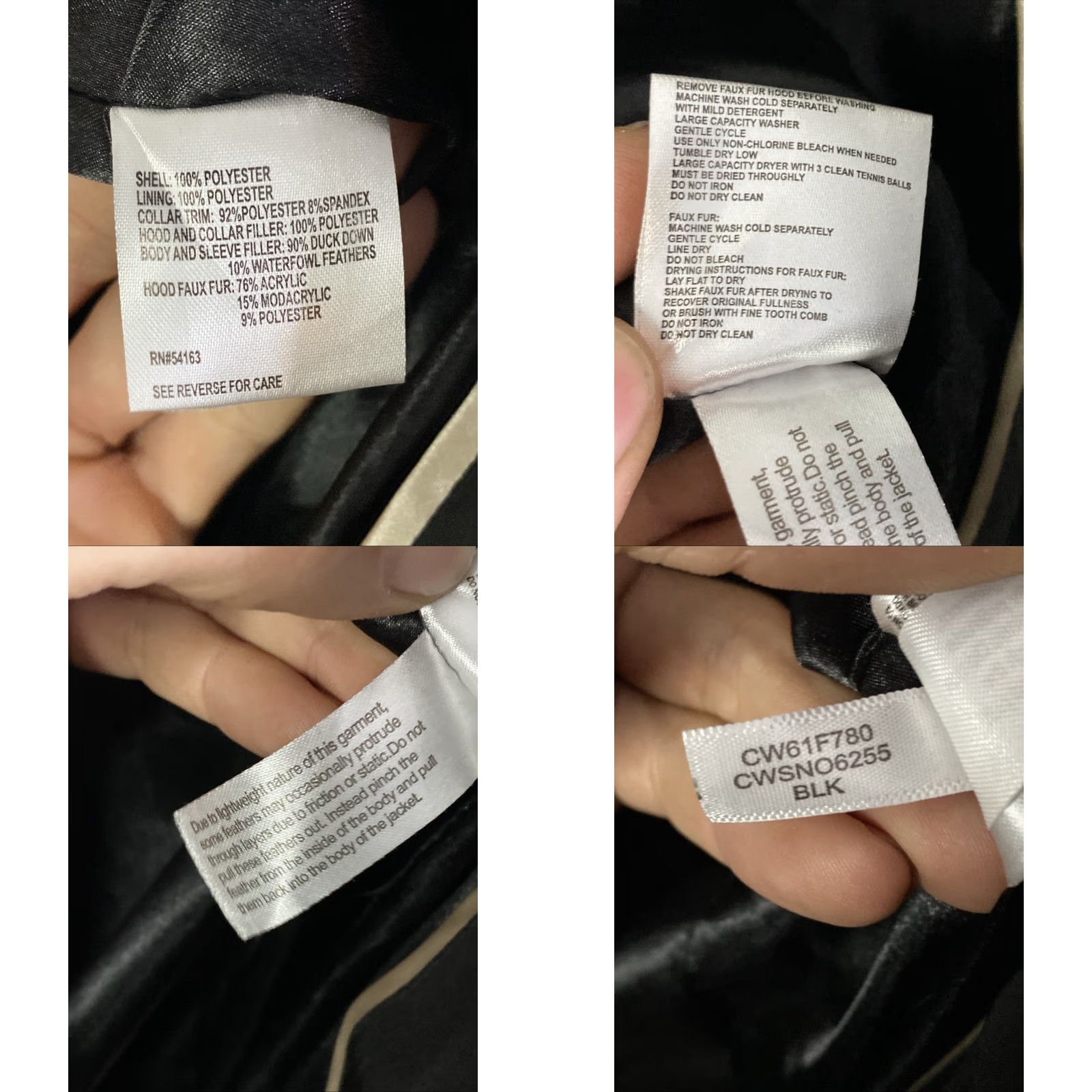 Calvin Klein Calvin Klein Womens Goose Duck Down Snow Jacket Puffer Faux Fur Hooded 20x31 S Size S / US 4 / IT 40 - 8 Thumbnail