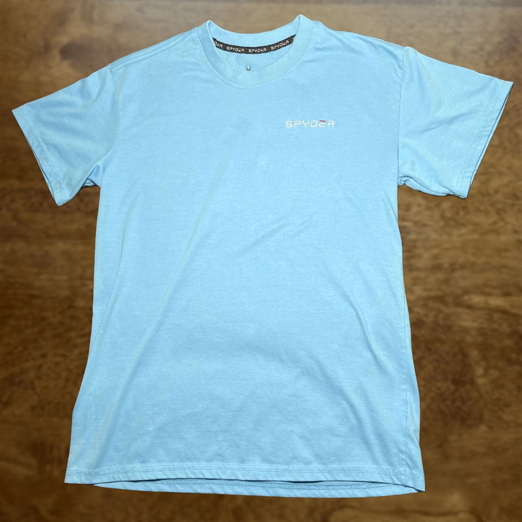 Spyder Spyder Shirt Mens Medium Blue Short Sleeve Crew Neck Logo Casual Tee T-Shirt Size US M / EU 48-50 / 2 - 1 Thumbnail