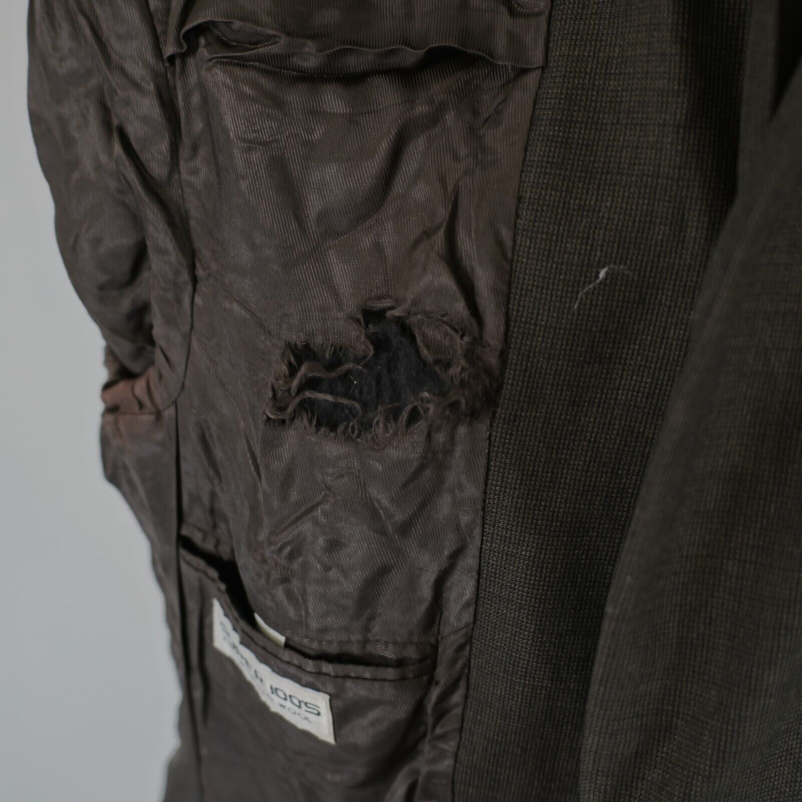 Designer Gianfranco Ruffini Italy Brown Check Super 100S Worsted Woo Size 38R - 11 Thumbnail