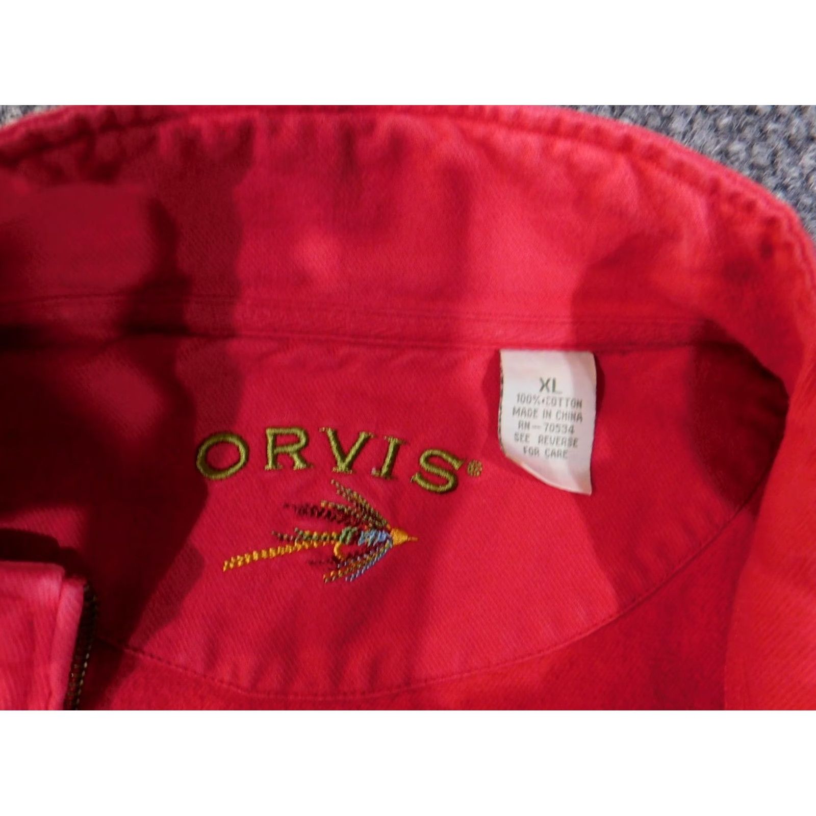 Orvis Orvis Sweater Mens 2XL Pink Mock Neck Knit Pullover Zipper Casual Outdoor Stretch Long Sleeve Regular Adult Mens Clothing Size US XXL / EU 58 / 5 - 6 Thumbnail