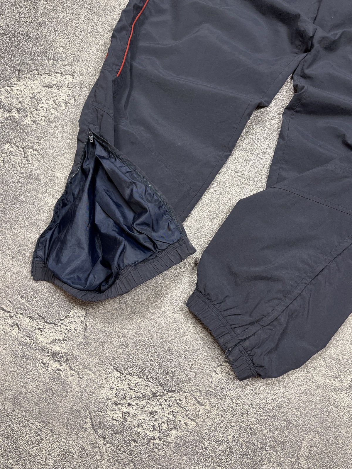 Nike × Vintage Vintage Nike Nylon Track Pants Striped 2000s Joggers Swoosh Size US 36 / EU 52 - 3 Thumbnail