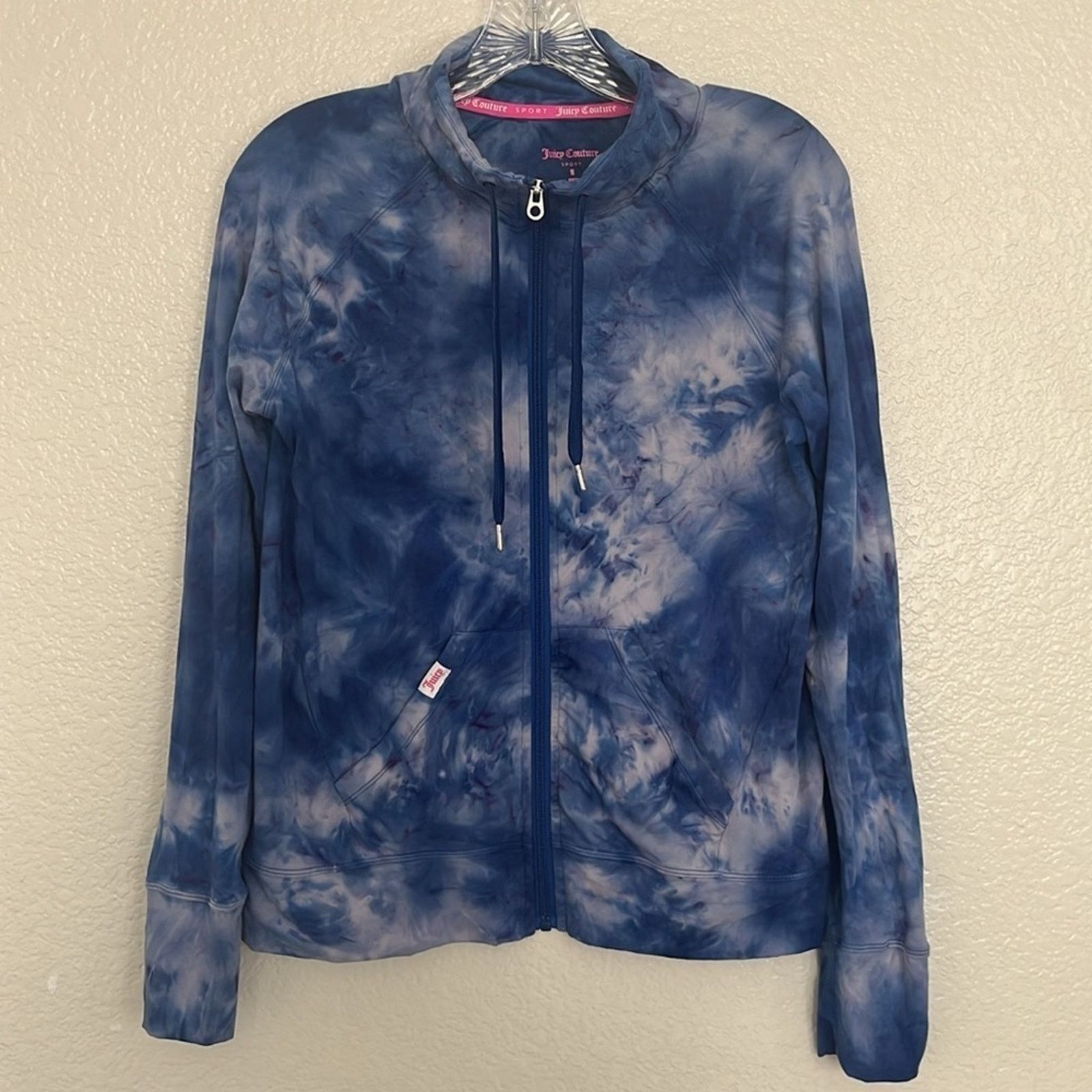 Juicy Couture Juicy Couture Women's Nirvana Studio Zip Hoodie Tie Dye Size M / US 6-8 / IT 42-44 - 2 Thumbnail