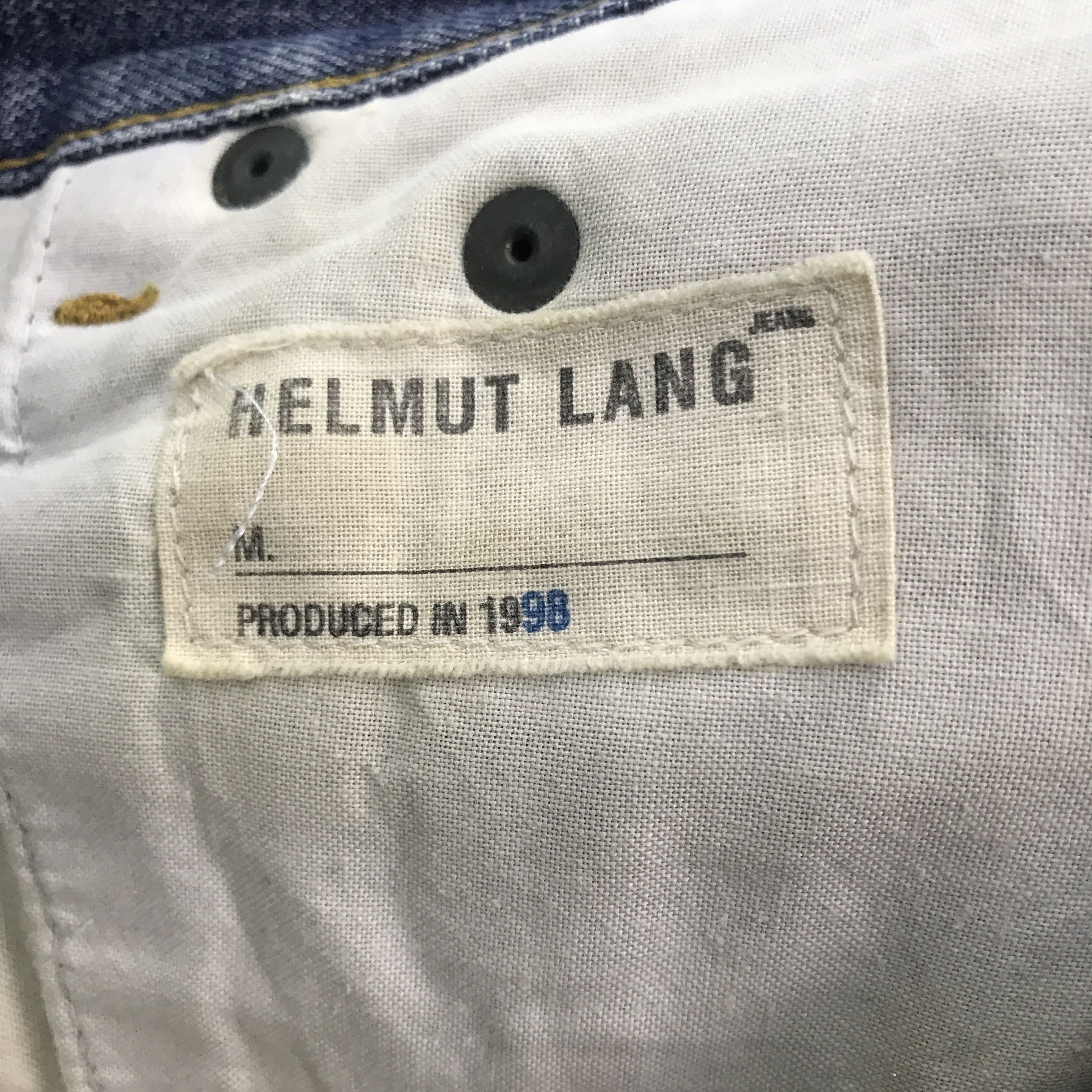 Helmut Lang × Vintage RARE🔥Helmut lang distressed denim pants Size US 30 / EU 46 - 12 Thumbnail