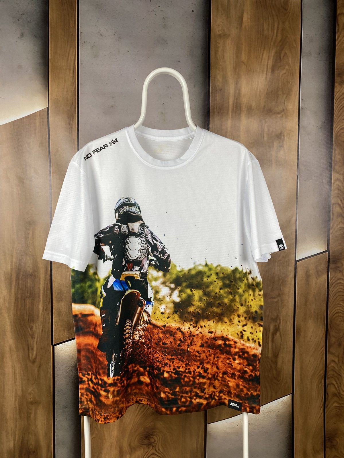 No Fear 🏁T-Shirt No Fear Racing Overprint Tee🏁 Size US M / EU 48-50 / 2 - 1 Thumbnail