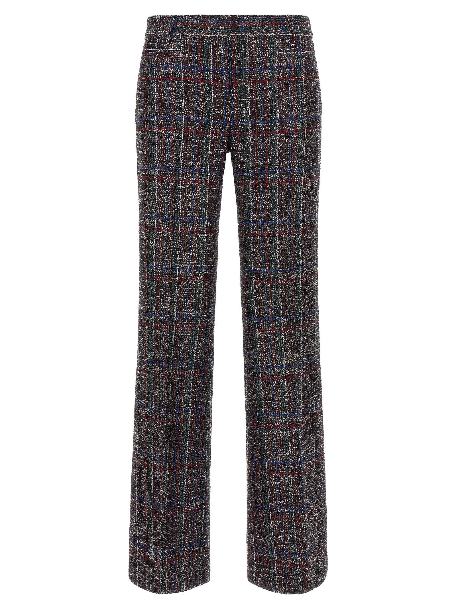 Missoni Sequin Tartan Pants Size 32" / US 10 / IT 46 - 1 Thumbnail