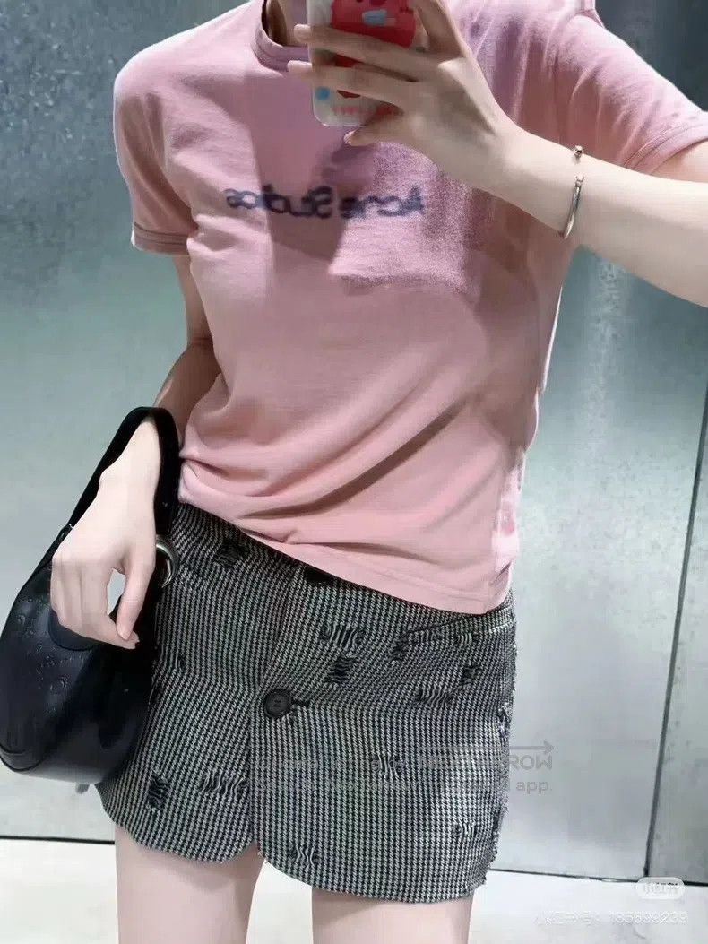 Acne Studios Acne Studios Letter Printed Slim Short Sleeve T-Shirt Size S / US 4 / IT 40 - 6 Thumbnail