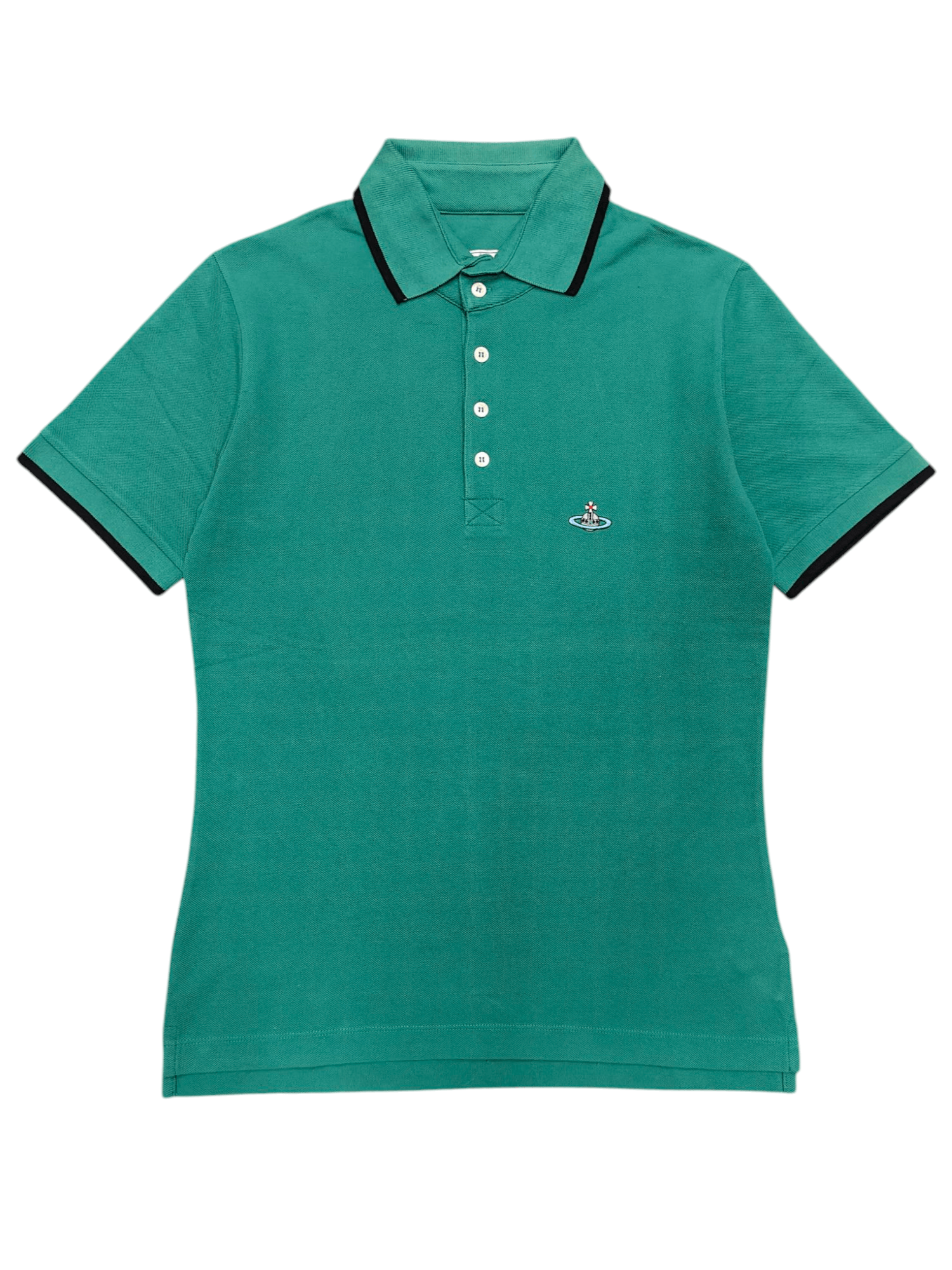 Vivienne Westwood Vivienne Westwood Man 🇬🇧 Orb Logo Embroidered Polo Shirt Size US S / EU 44-46 / 1 - 1 Thumbnail