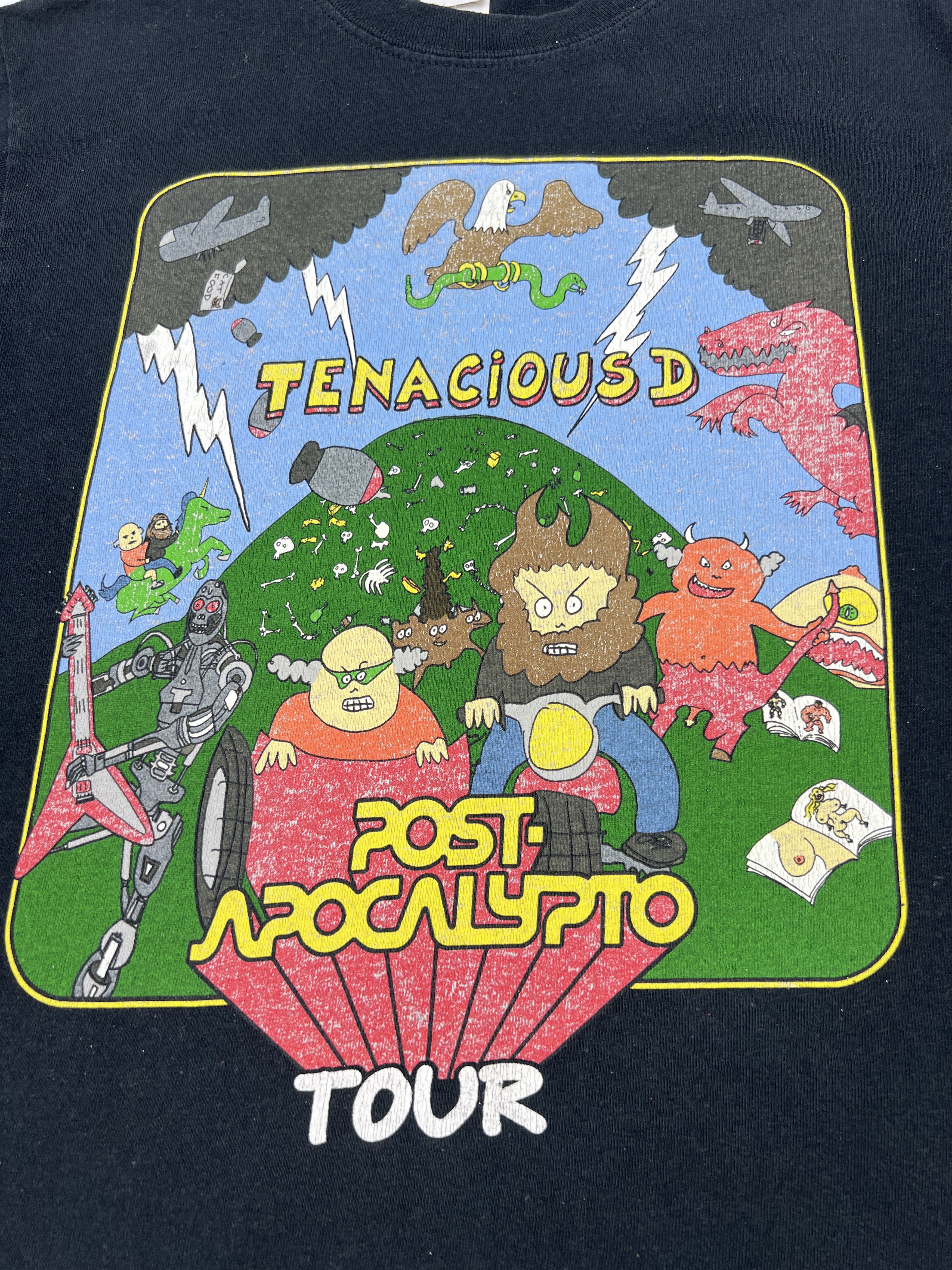 Band Tees Tenacious D Jack Black Graphic Post Apocalypto Tour Tee Size US S / EU 44-46 / 1 - 3 Thumbnail