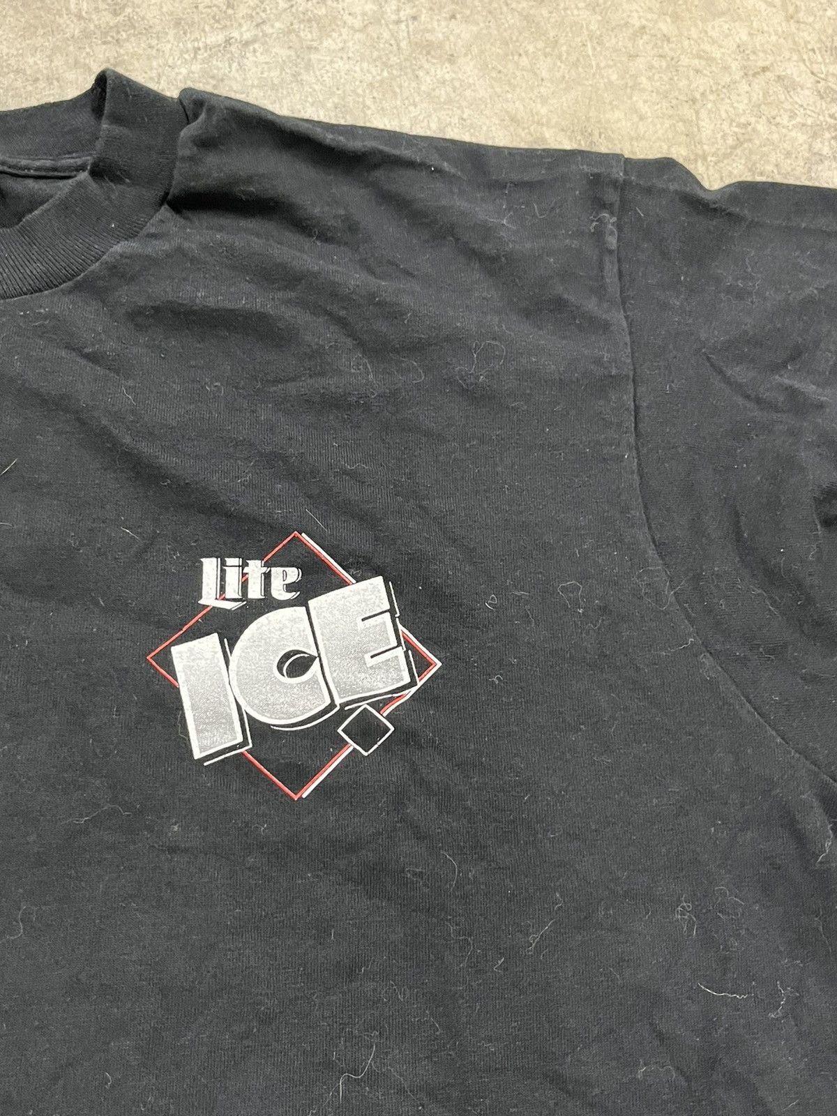 Vintage Vintage miller lite ice 90s promo shirt hype rare beer frat Size US XL / EU 56 / 4 - 4 Thumbnail