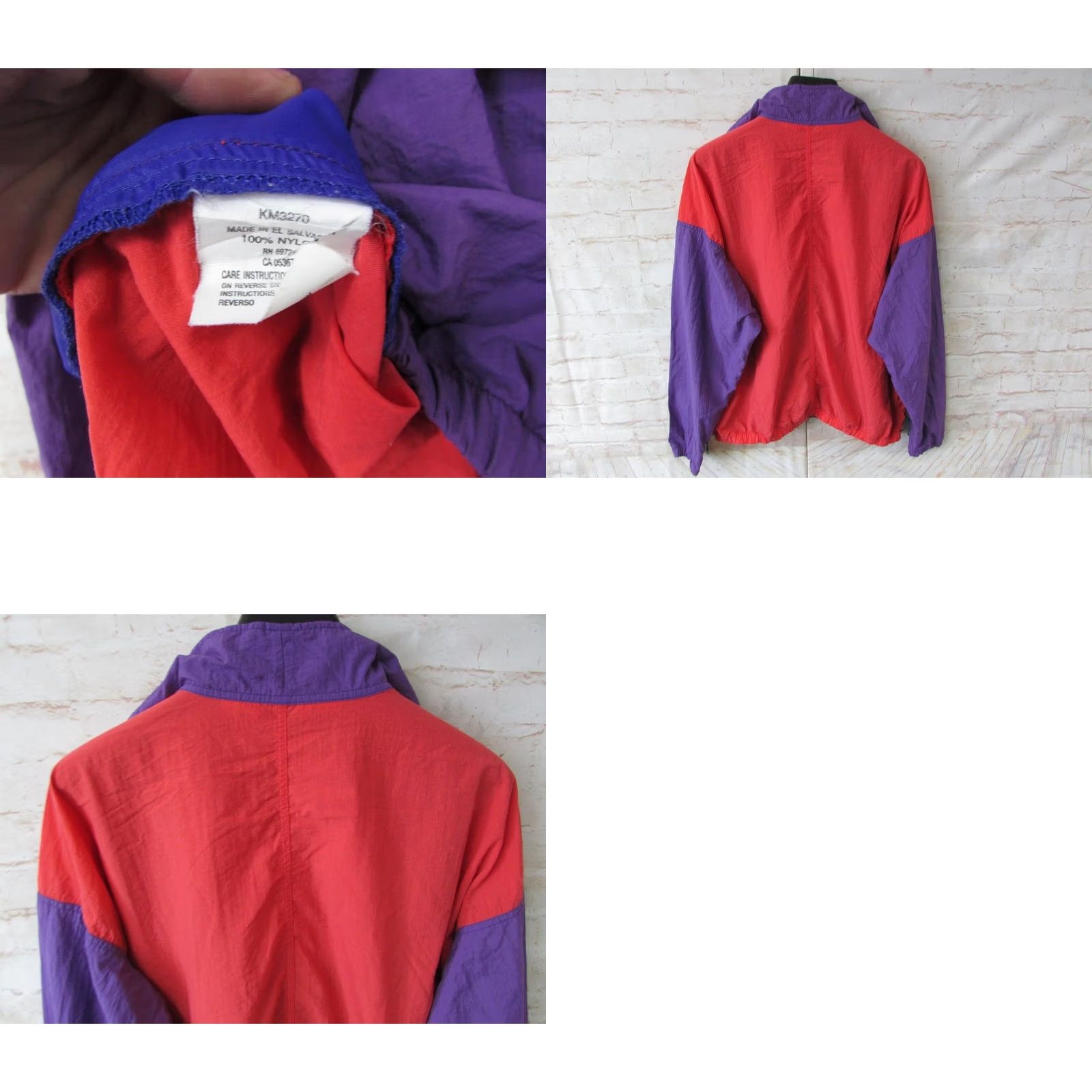 Vintage COLUMBIA ¼ ZIP SHELL JACKET - EXTRA LARGE MENS - RETRO STYLE - 46/48 Size US S / EU 44-46 / 1 - 8 Thumbnail