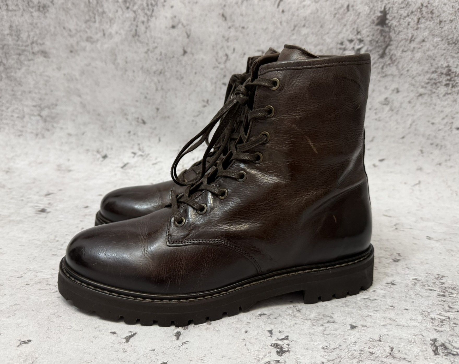 Thursday Boot Company Thursday Boot Co Women’s Java Combat Brown Lace Up Boots 9 Size US 9 / IT 39 - 6 Thumbnail