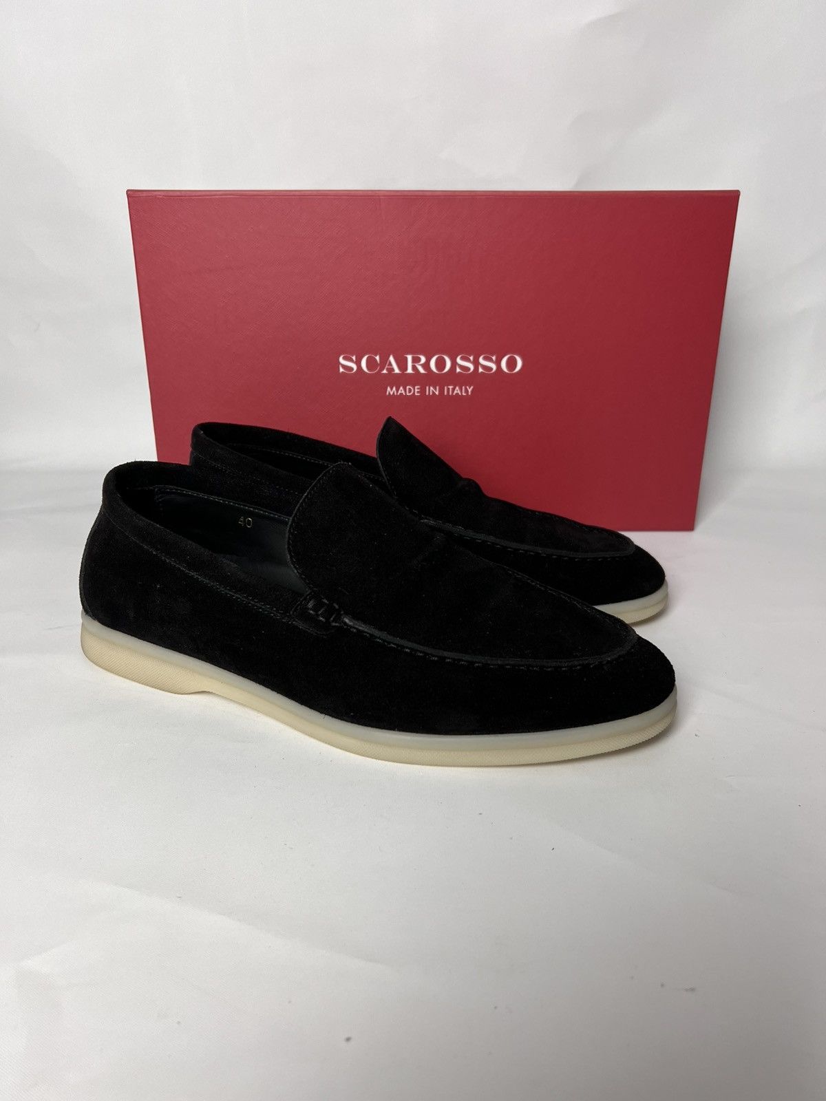 Scarosso EU40 Scarosso Ludvicolo Black Yatch Loafers US7.5 Slip On Size US 7.5 / EU 40-41 - 1 Thumbnail
