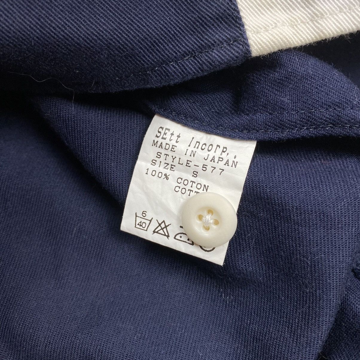 General Research General Research Cross Rugby Polo shirt Longsleeve 1999 Navy Size US S / EU 44-46 / 1 - 9 Thumbnail