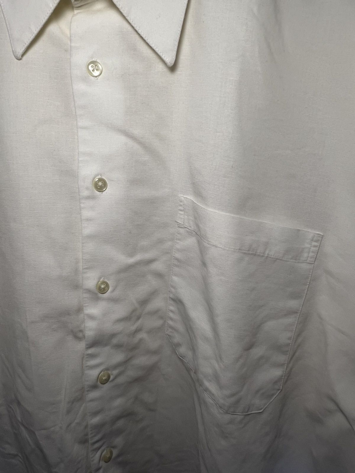 Dior Vintage Christian Dior 100%cotton button up longsleeve shirt Size US XL / EU 56 / 4 - 5 Thumbnail