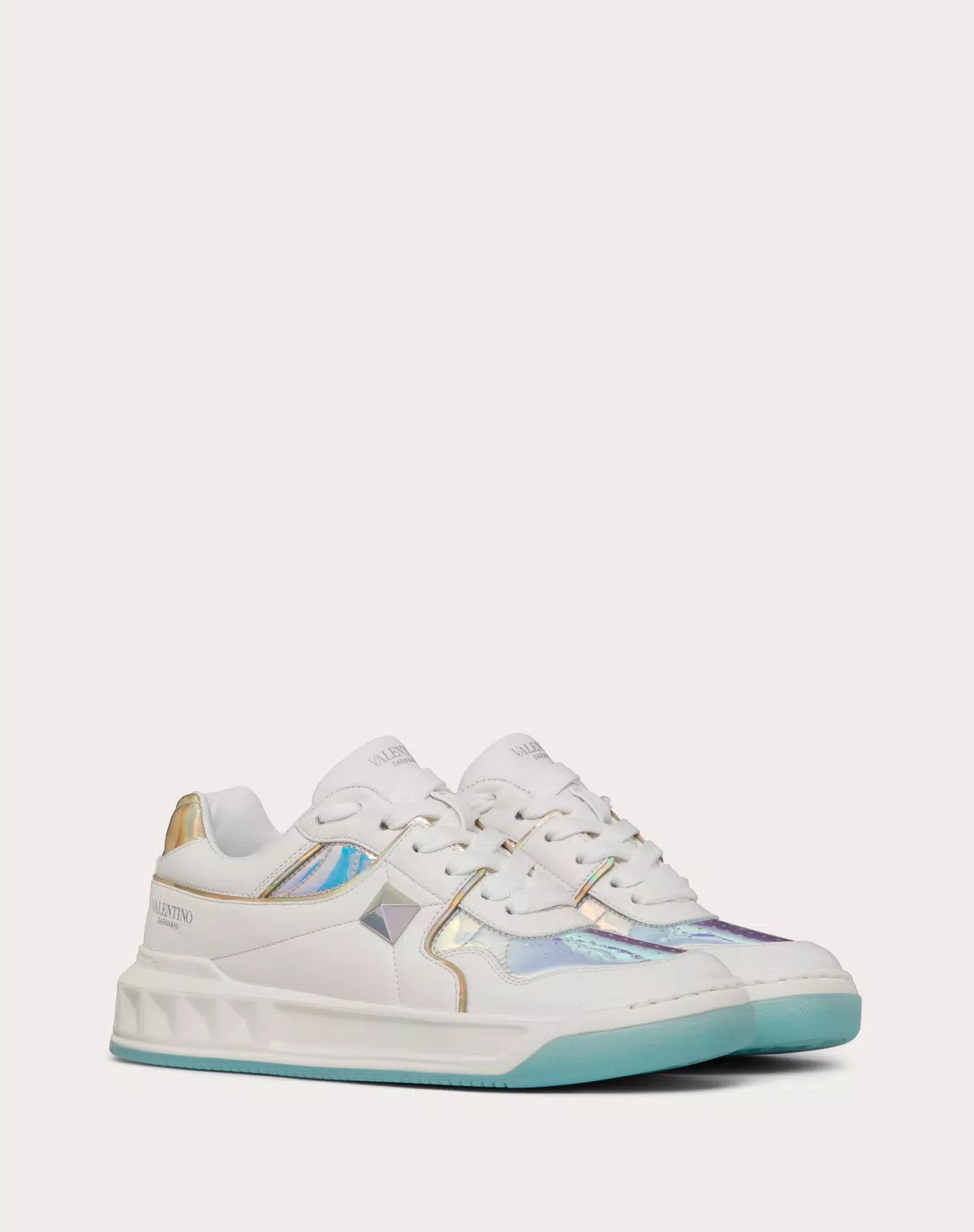 Valentino o1s1wg110426 One Stud Low-Top Sneakers Nappa Leather Size US 6 / IT 36 - 2 Thumbnail
