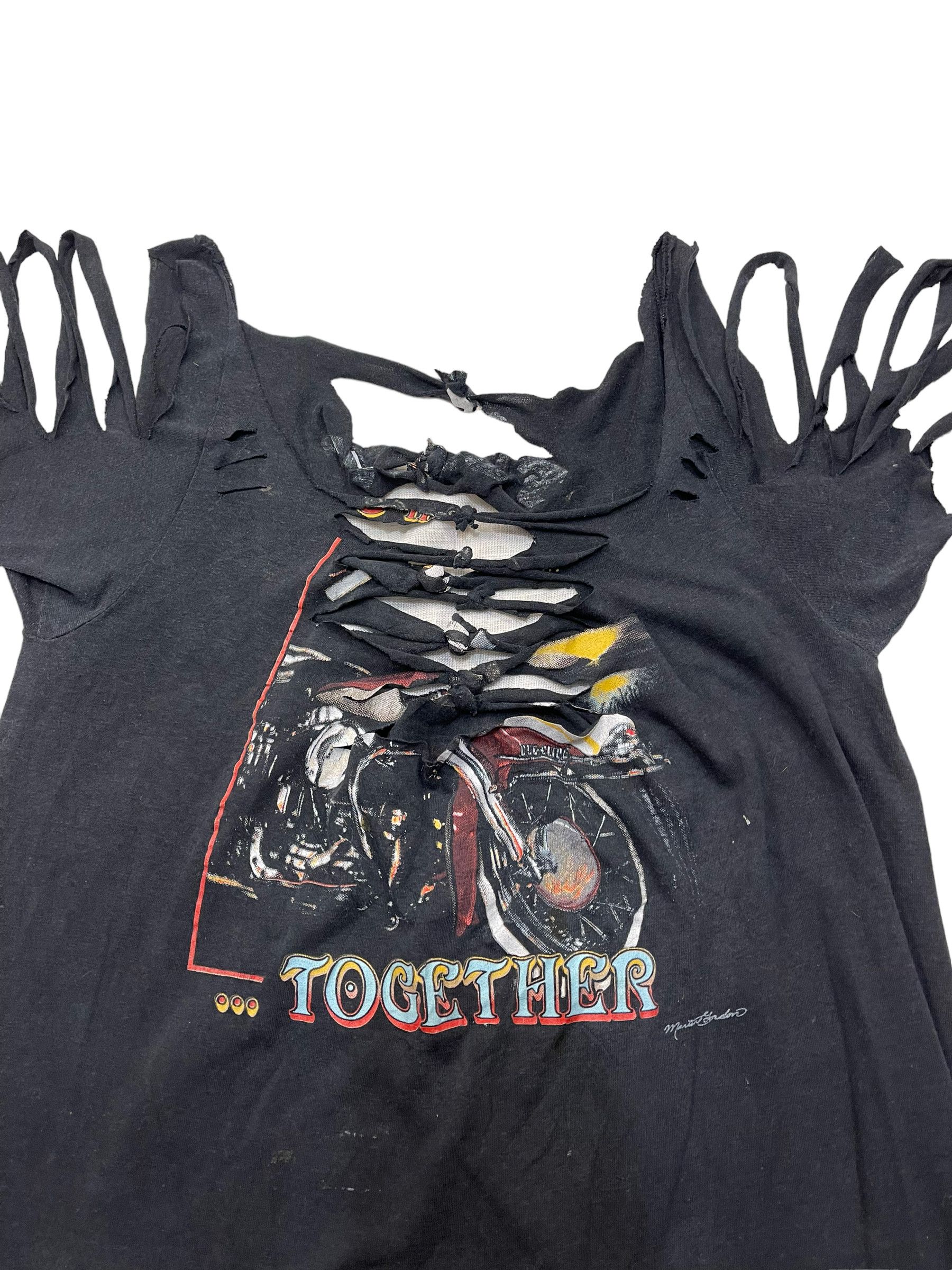Harley Davidson × Vintage Vintage Harley Davidson California Distressed T-Shirt Size S / US 4 / IT 40 - 7 Thumbnail