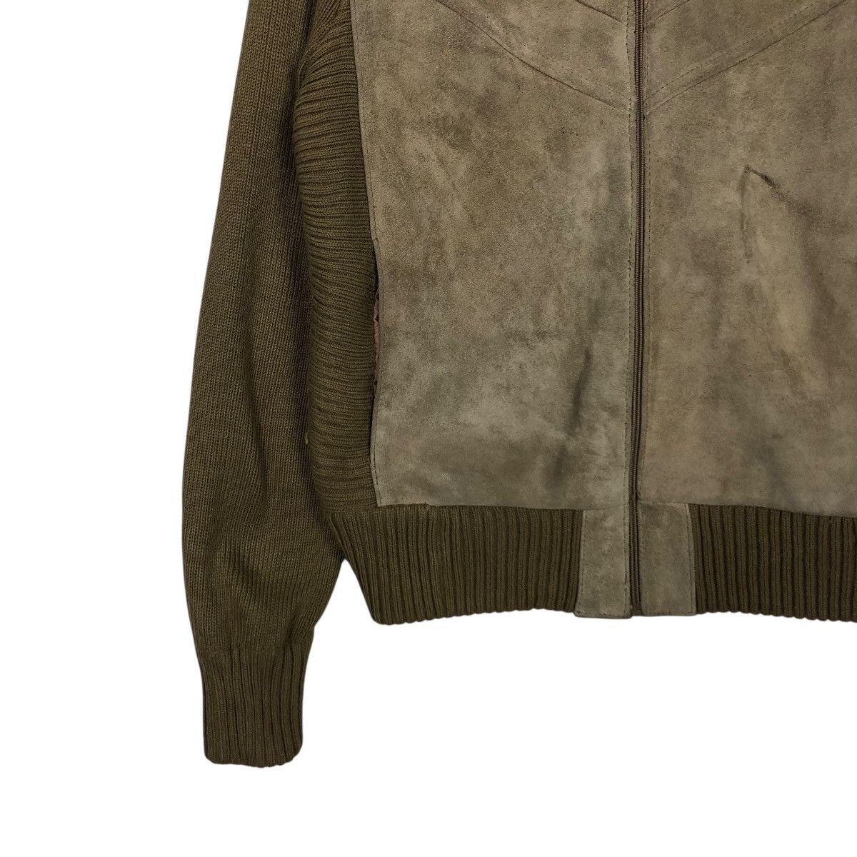 Japanese Brand 🔥VINTAGE LEATHER JACKET BIKER LANDMARK ISSEY MIYAKE Size US L / EU 52-54 / 3 - 6 Thumbnail