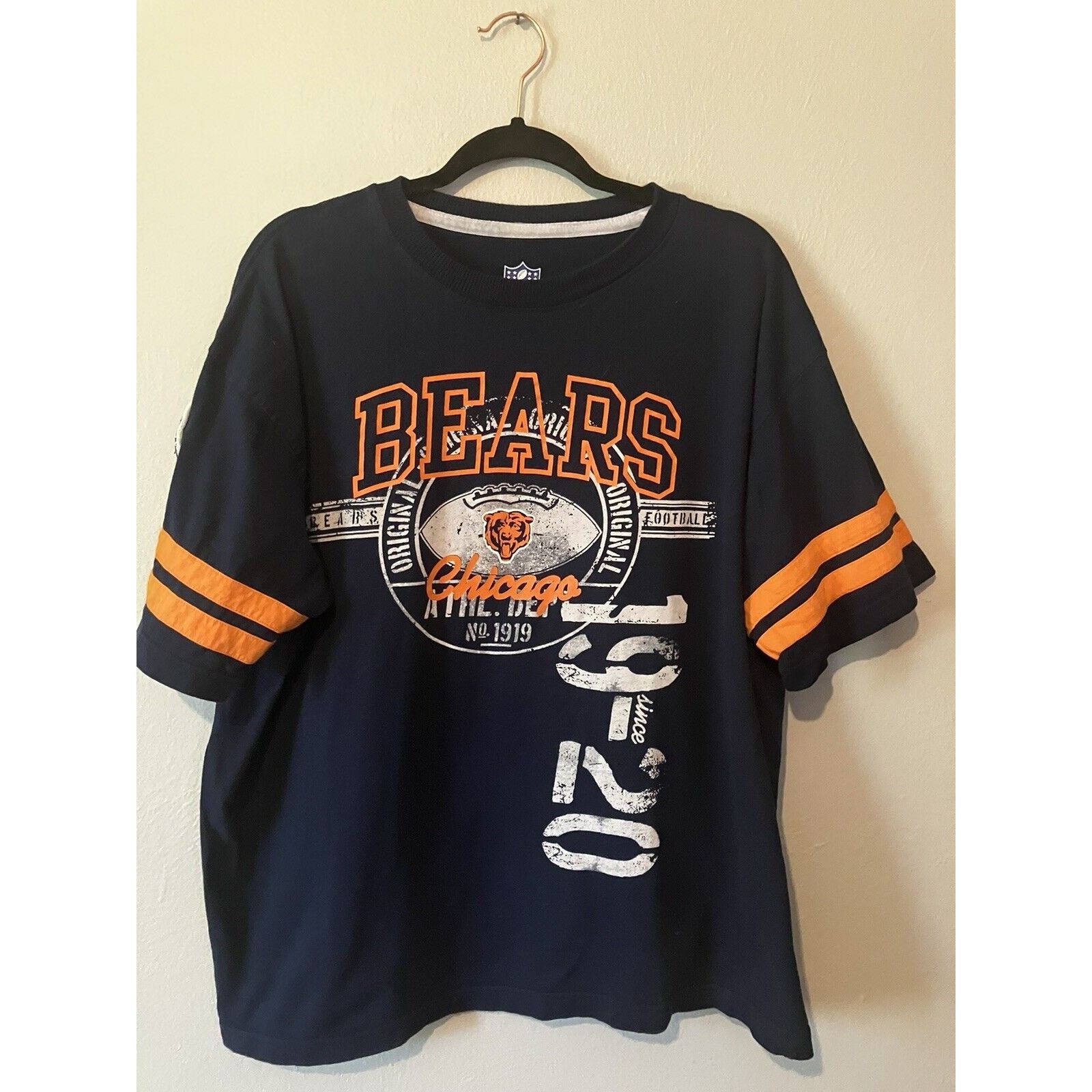 NFL Chicago Bears Football Shirt Mens XL NFL Blue Stitched patch Size US XL / EU 56 / 4 - 1 Thumbnail