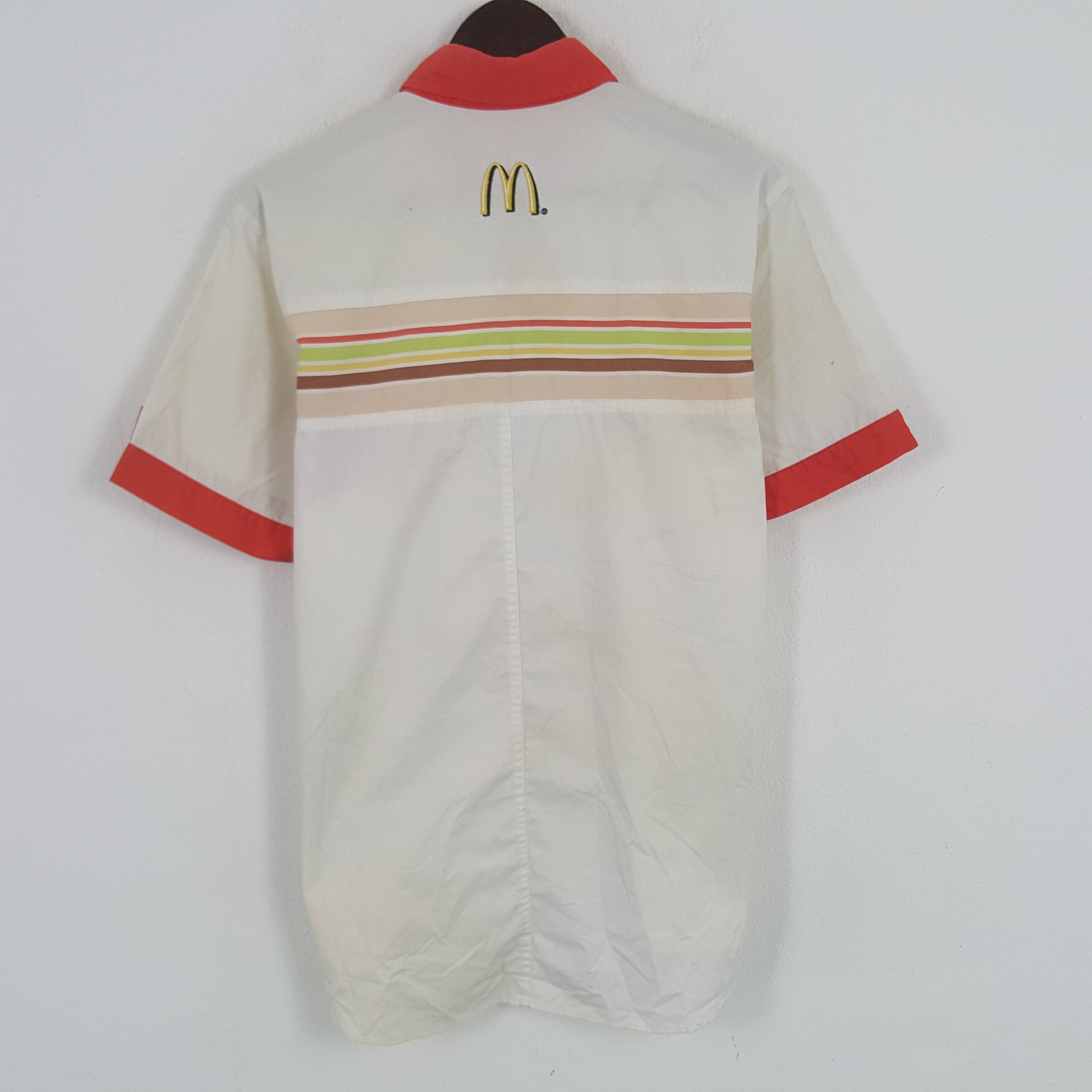 Uniform Wares × Vintage Vintage Mcdonald Worker Button Up Shirt Size US L / EU 52-54 / 3 - 3 Thumbnail