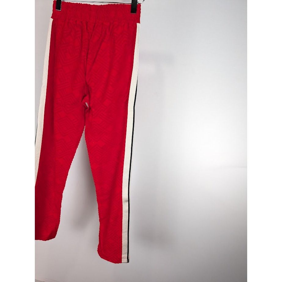 Palm Angels o1rshd1 Terry Track Pant in Red Off White Size US 30 / EU 46 - 18 Thumbnail