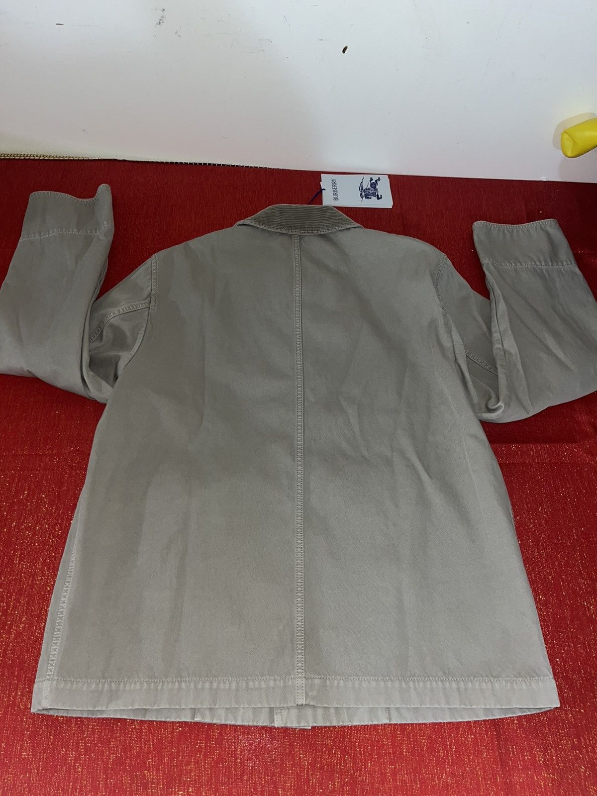 Burberry Burberry Corduroy-Collar Work Jacket Sz L Size US L / EU 52-54 / 3 - 16 Thumbnail