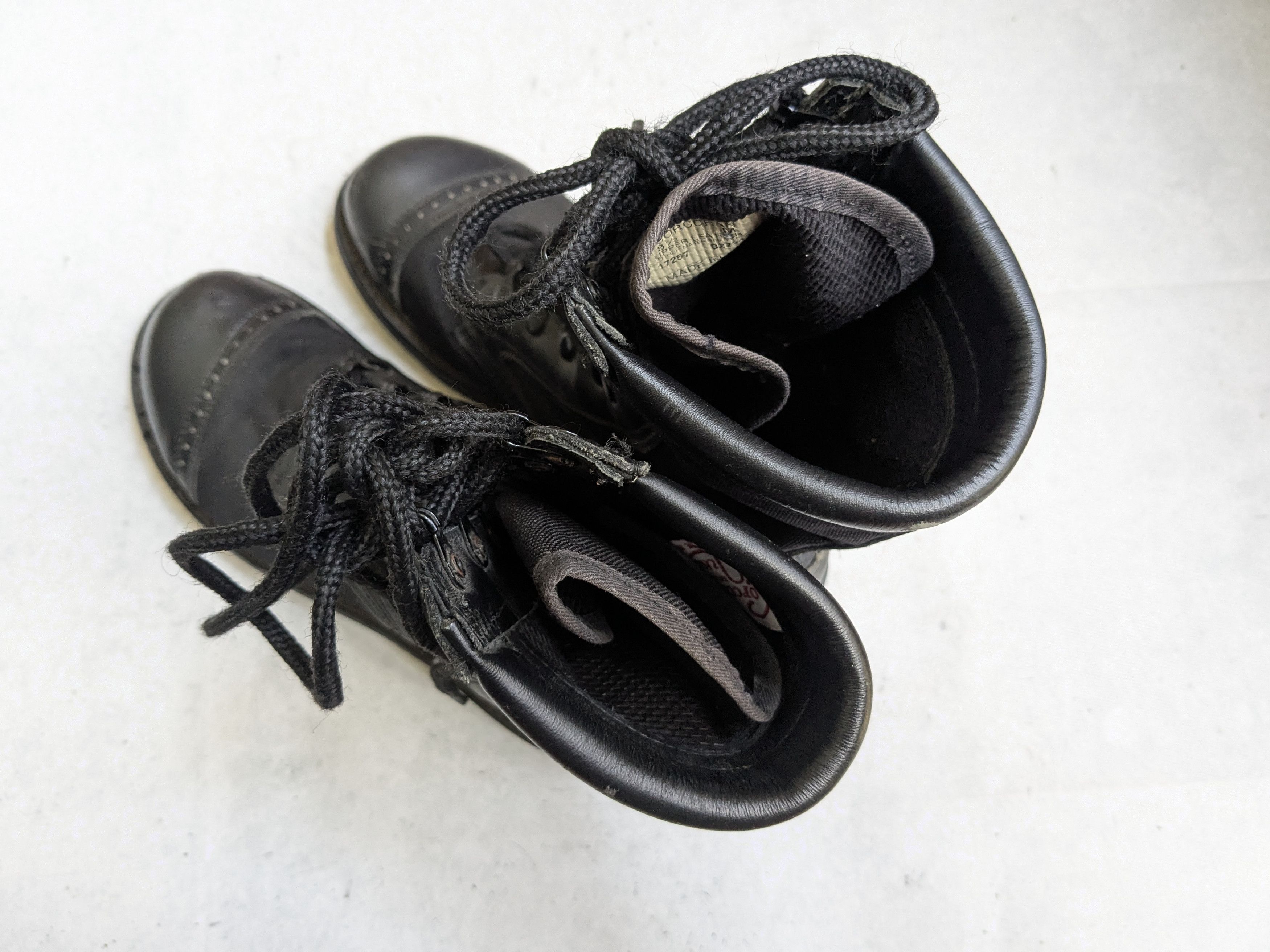 Corcoran Corcoran Combat Boots Black 7 Leather Lace Up USA Size US 7 / EU 40 - 11 Thumbnail