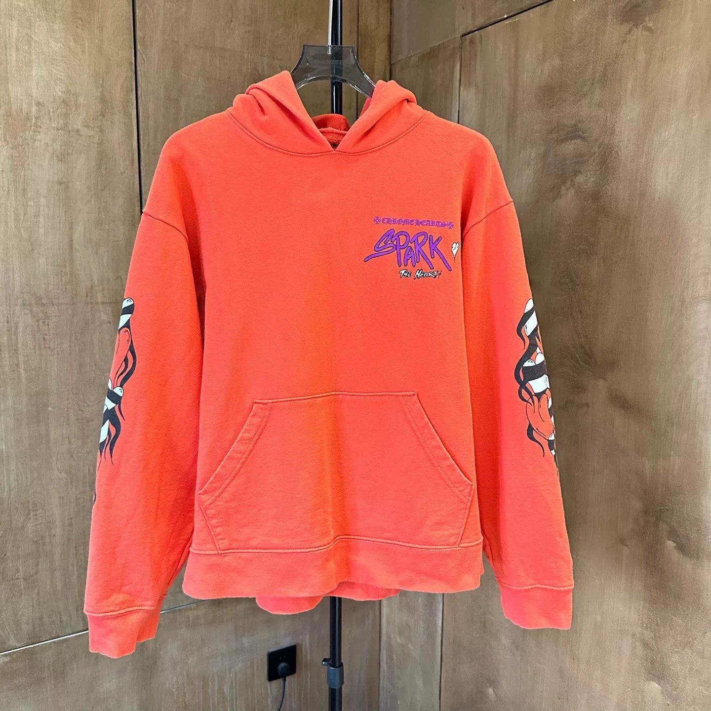 Chrome Hearts Chrome Hearts Collab Orange Hoodie L Men Size US L / EU 52-54 / 3 - 1 Thumbnail