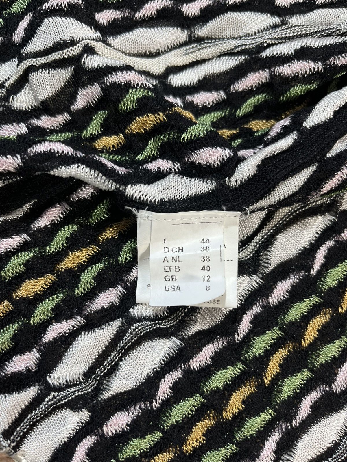 Missoni × Vintage Missoni Multicoloured Cardigan Jacket Size M / US 6-8 / IT 42-44 - 7 Thumbnail