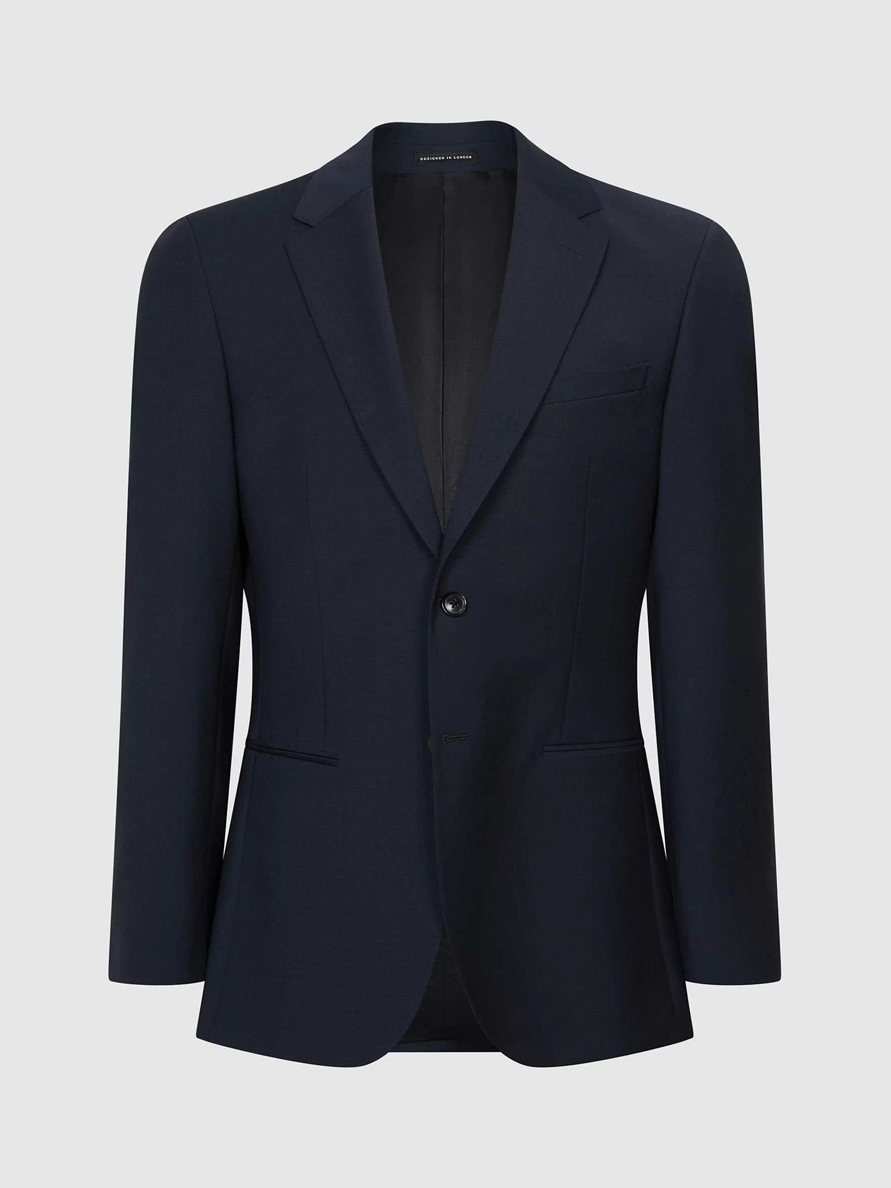 Reiss Wool Blend Modern Fit Travel Suit UK40R