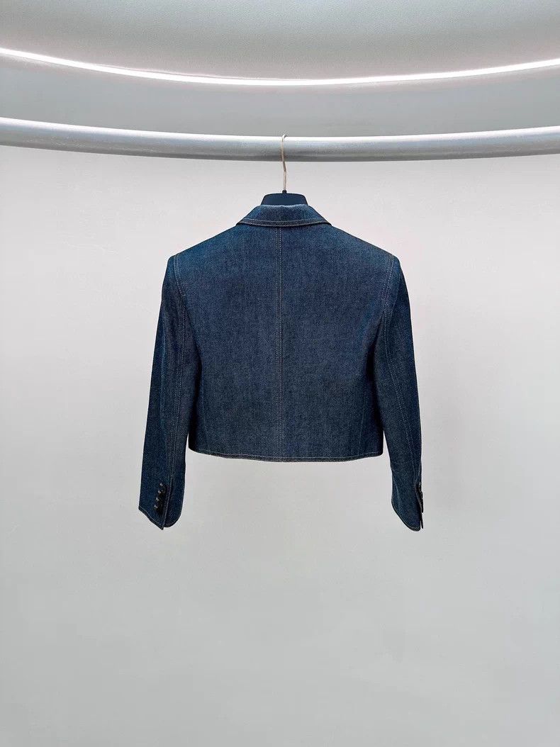 Saint Laurent Paris Saint Laurent Paris Short denim jacket Size XXS / US 00 / IT 34 - 2 Thumbnail