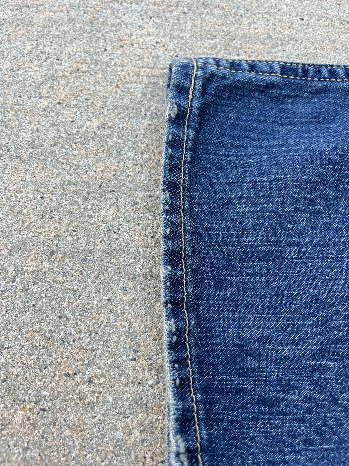 JNCO × Japanese Brand Crazy Roebuck & Co. Wash Slim Straight Jeans Size US 36 / EU 52 - 8 Thumbnail