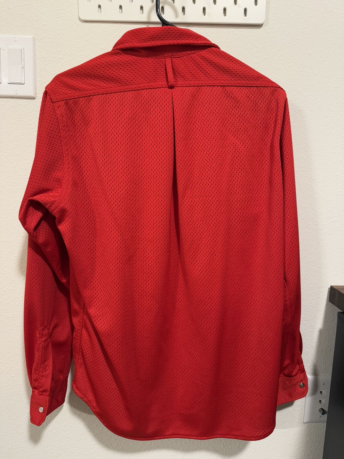 Nepenthes RARE Archive Perforated Button Up Shirt Size US M / EU 48-50 / 2 - 2 Thumbnail