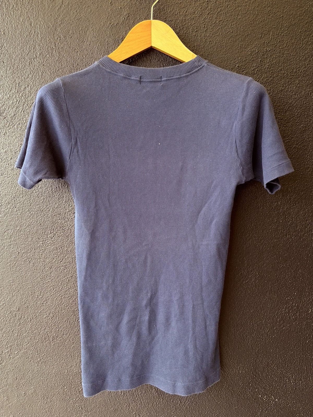 Helmut Lang Vintage Helmut Lang Ribbed Tee Bundle (2 pcs) – Navy & Brown Size US S / EU 44-46 / 1 - 3 Thumbnail