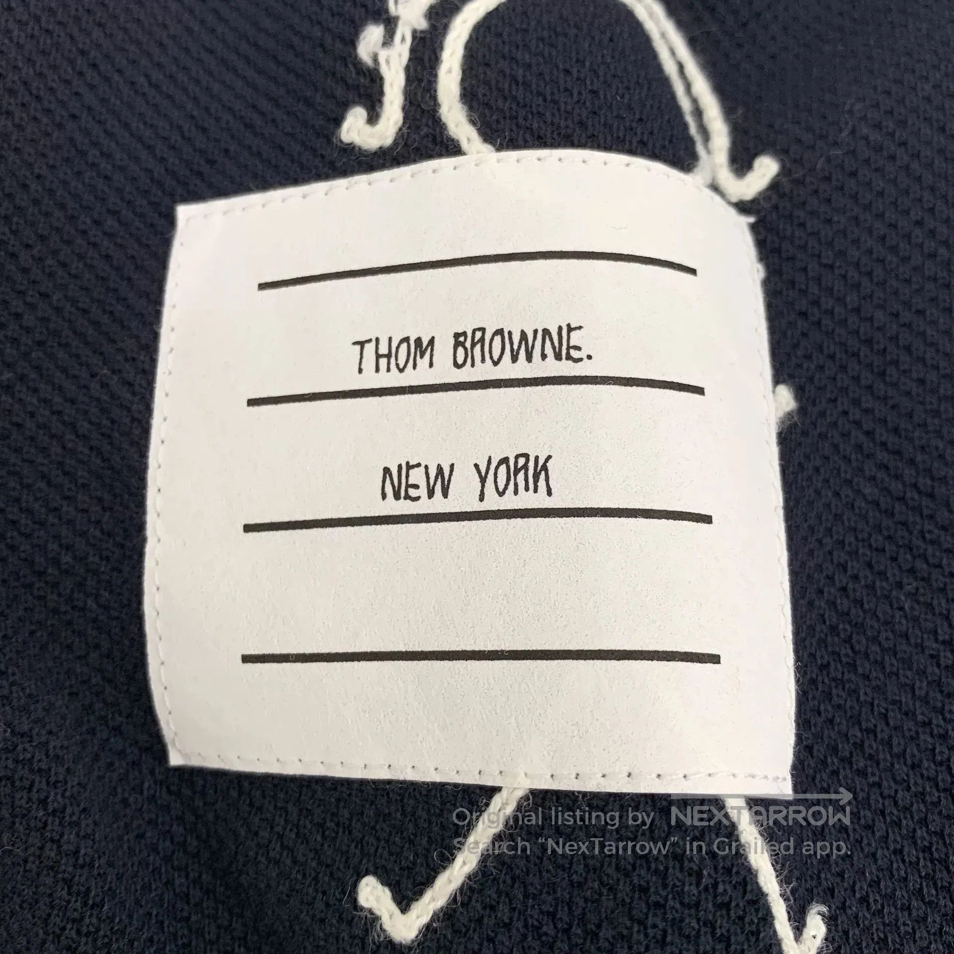 Thom Browne thom browne navy blue polo shirt with stripes. Size US M / EU 48-50 / 2 - 5 Thumbnail