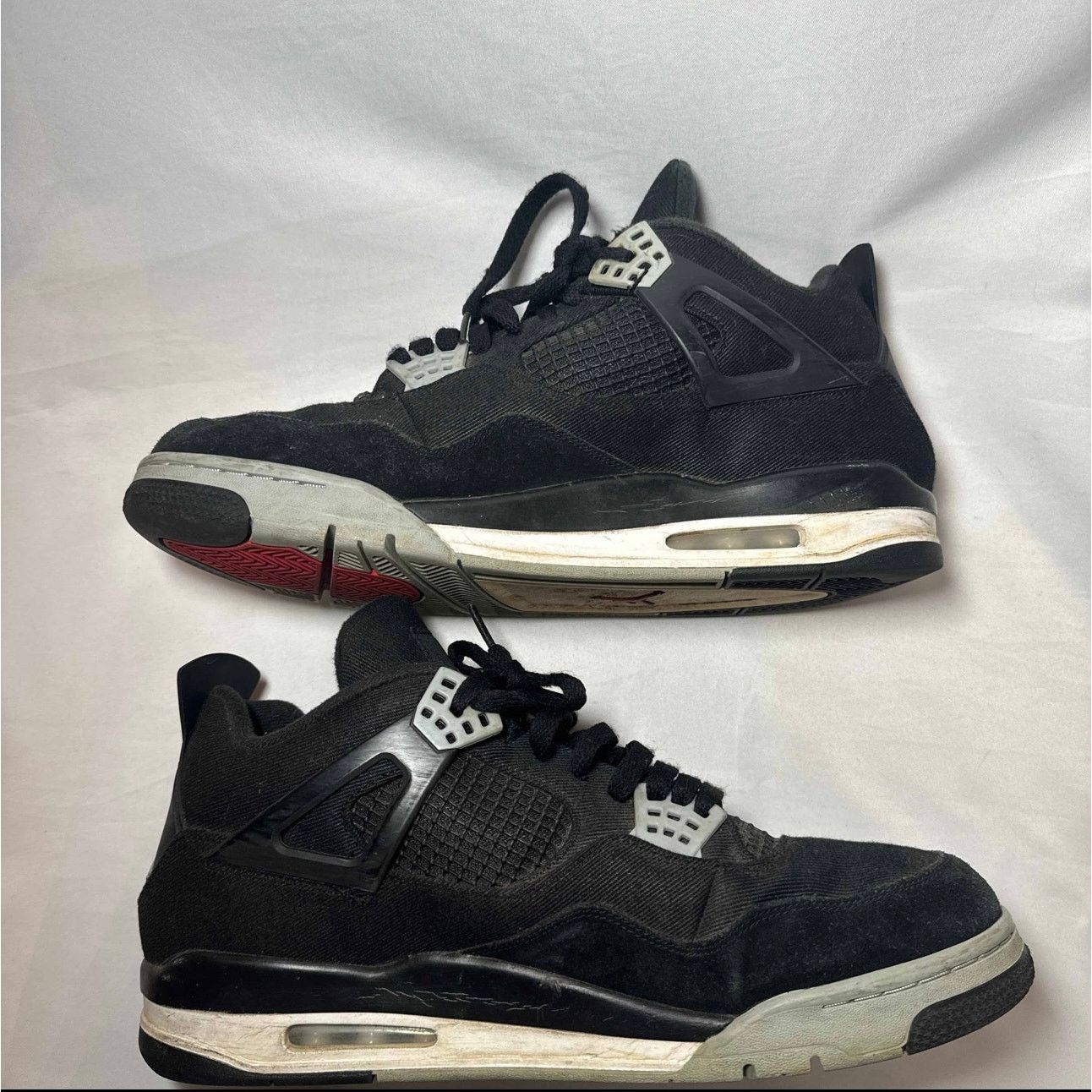 Jordan Brand × Nike Size 13 Nike Air Jordan 4 Retro SE Black Canvas Men's Shoes Size US 13 / EU 46 - 3 Thumbnail