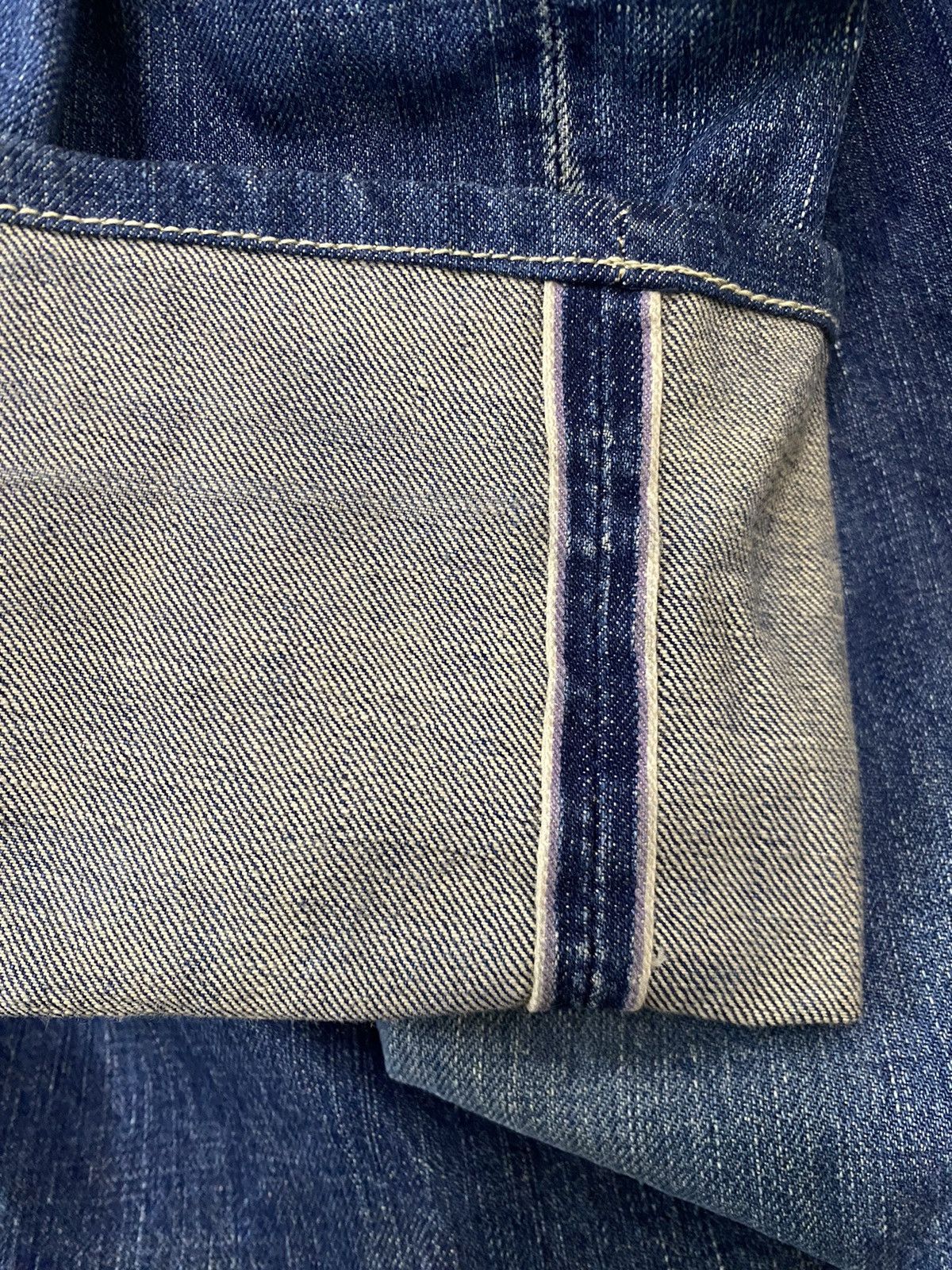 Japanese Brand × Prps PRPS SELVEDGE DISTRESS DENIM STRAIGHT TYPE Size US 32 / EU 48 - 12 Thumbnail