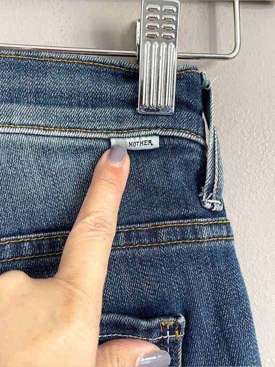 MOTHER MOTHER Insider Crop Step Fray Distressed Flare Jeans - 25" Size 25" / US 0 / IT 36 - 10 Thumbnail