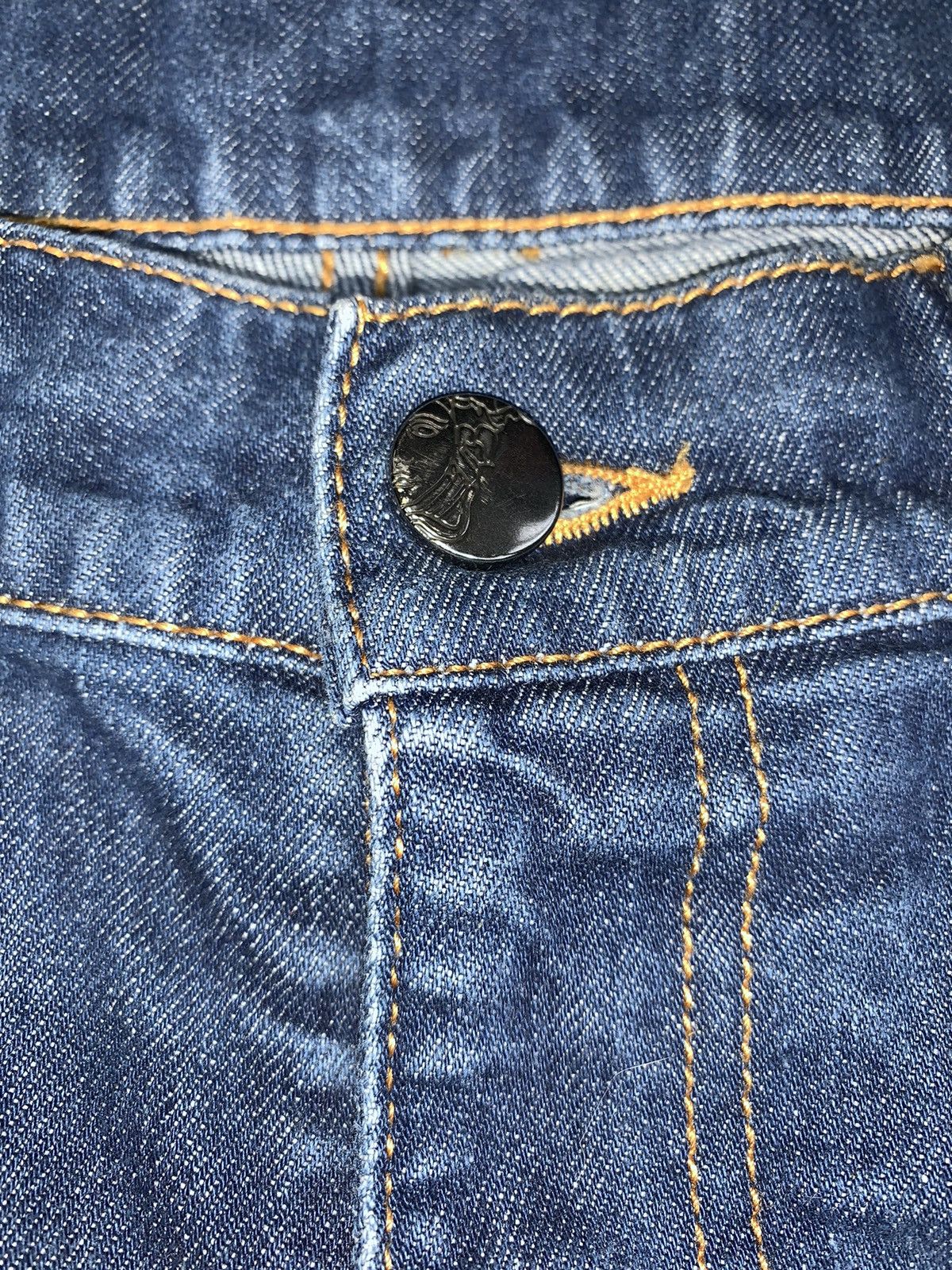 Versace Jeans Couture Vintage Y2K Versace faded straight denim jeans 32 Size US 32 / EU 48 - 11 Thumbnail